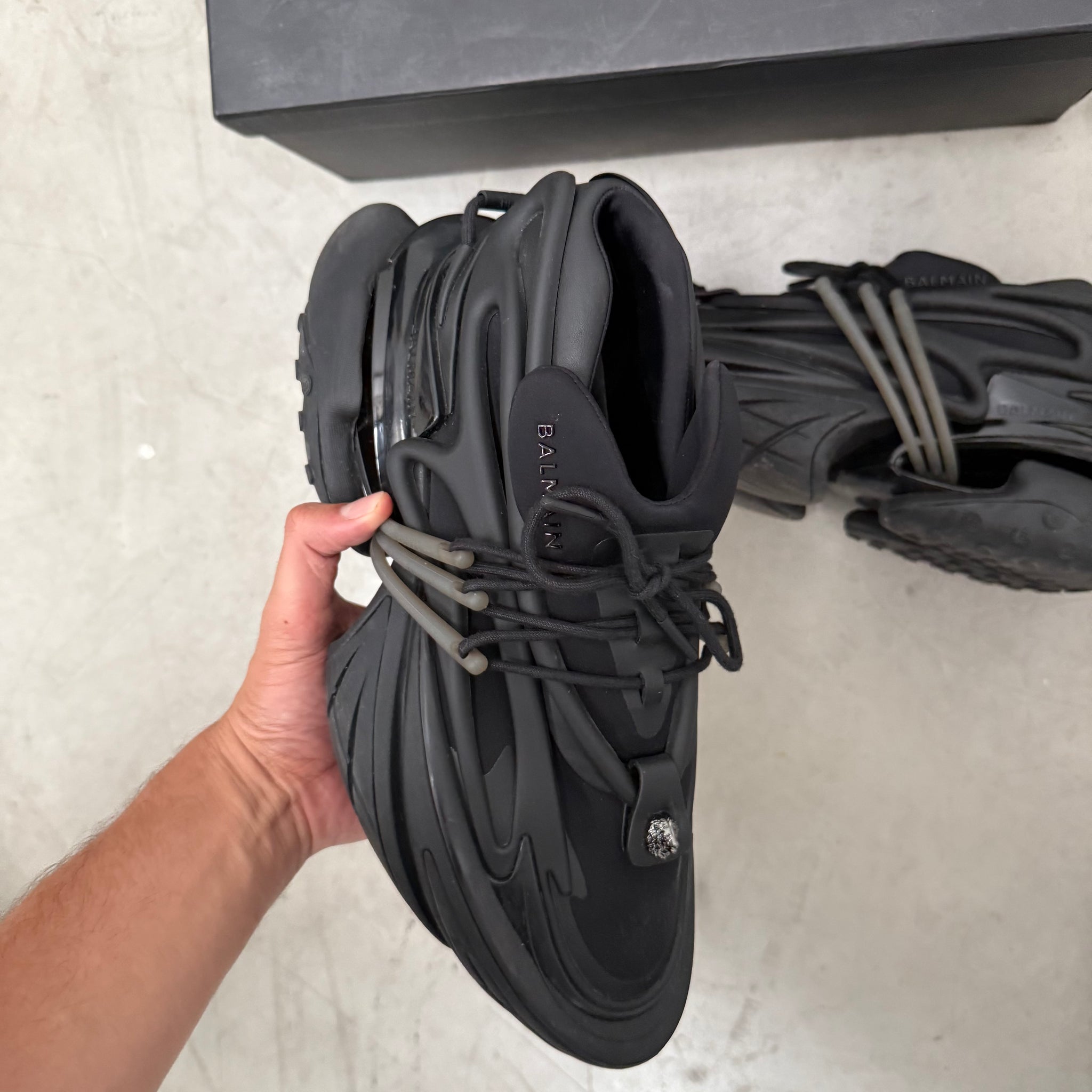 Balmain Unicorn Sneakers BLACK (Size 43 / US10)