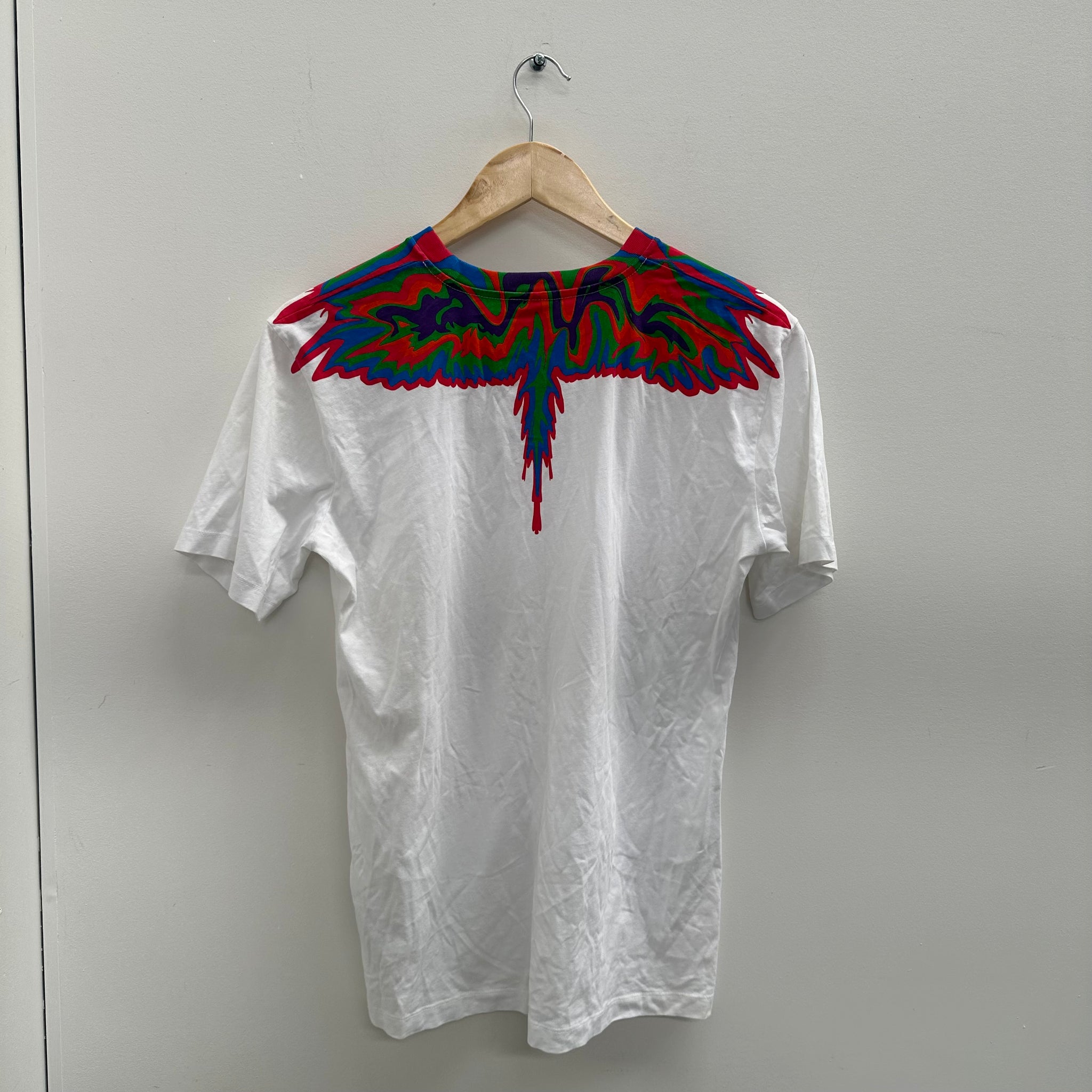 Marcelo Burlon Curved Wings Logo Tshirt (fits XXS-XS)