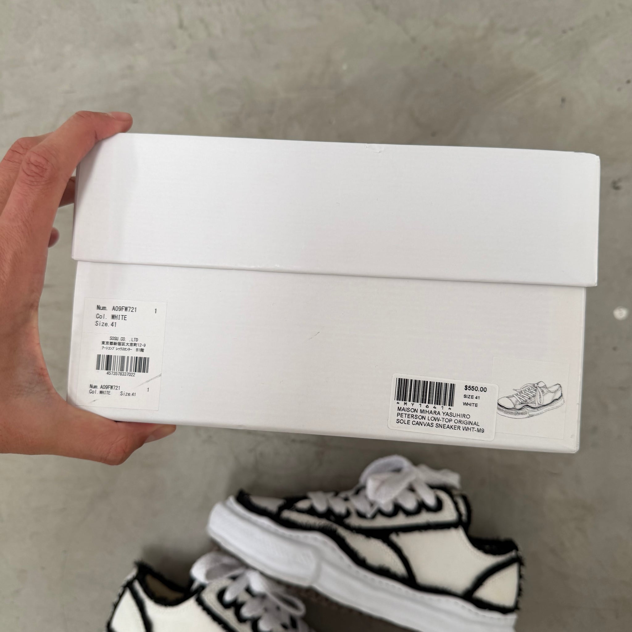 Maison Mihara Yasuhiro Peterson OG Solve Canvas Sneaker (US8)