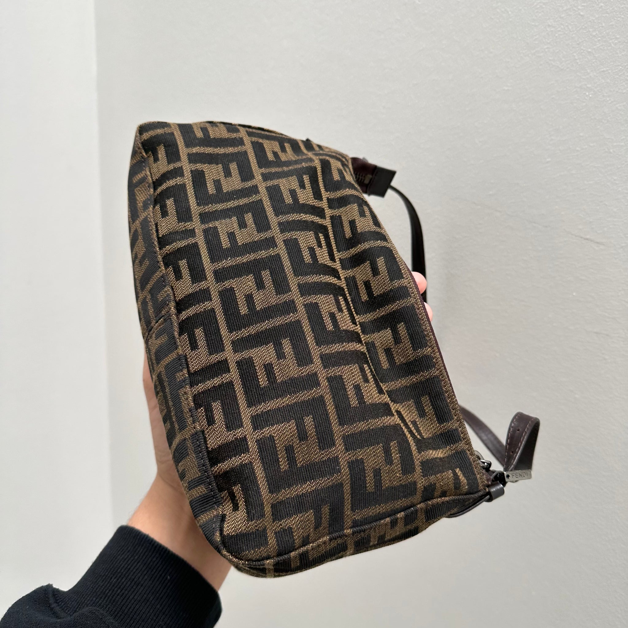 Fendi Pochette Shoulder Bag Canvas