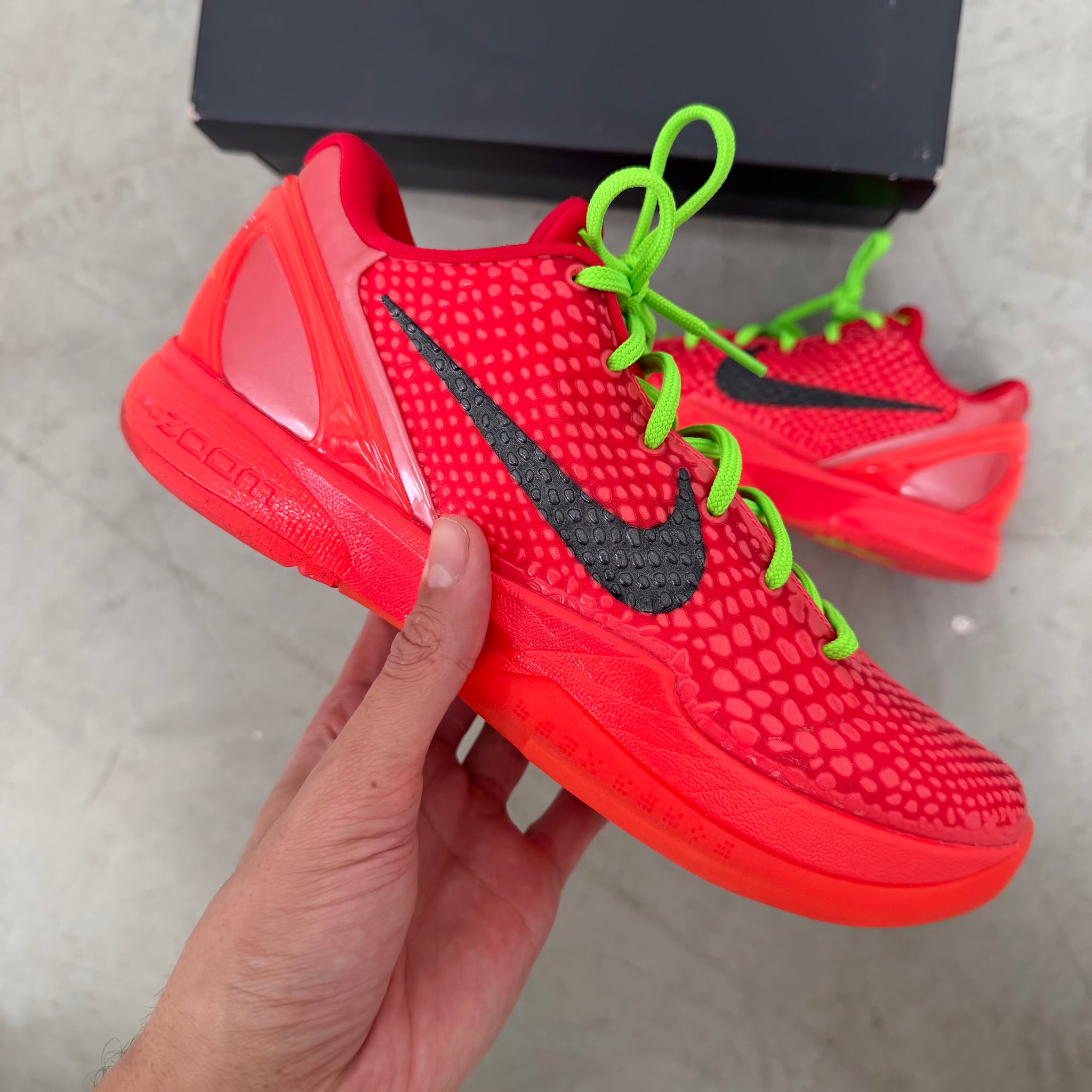 Nike Kobe 6 Reverse Grinch (US8)