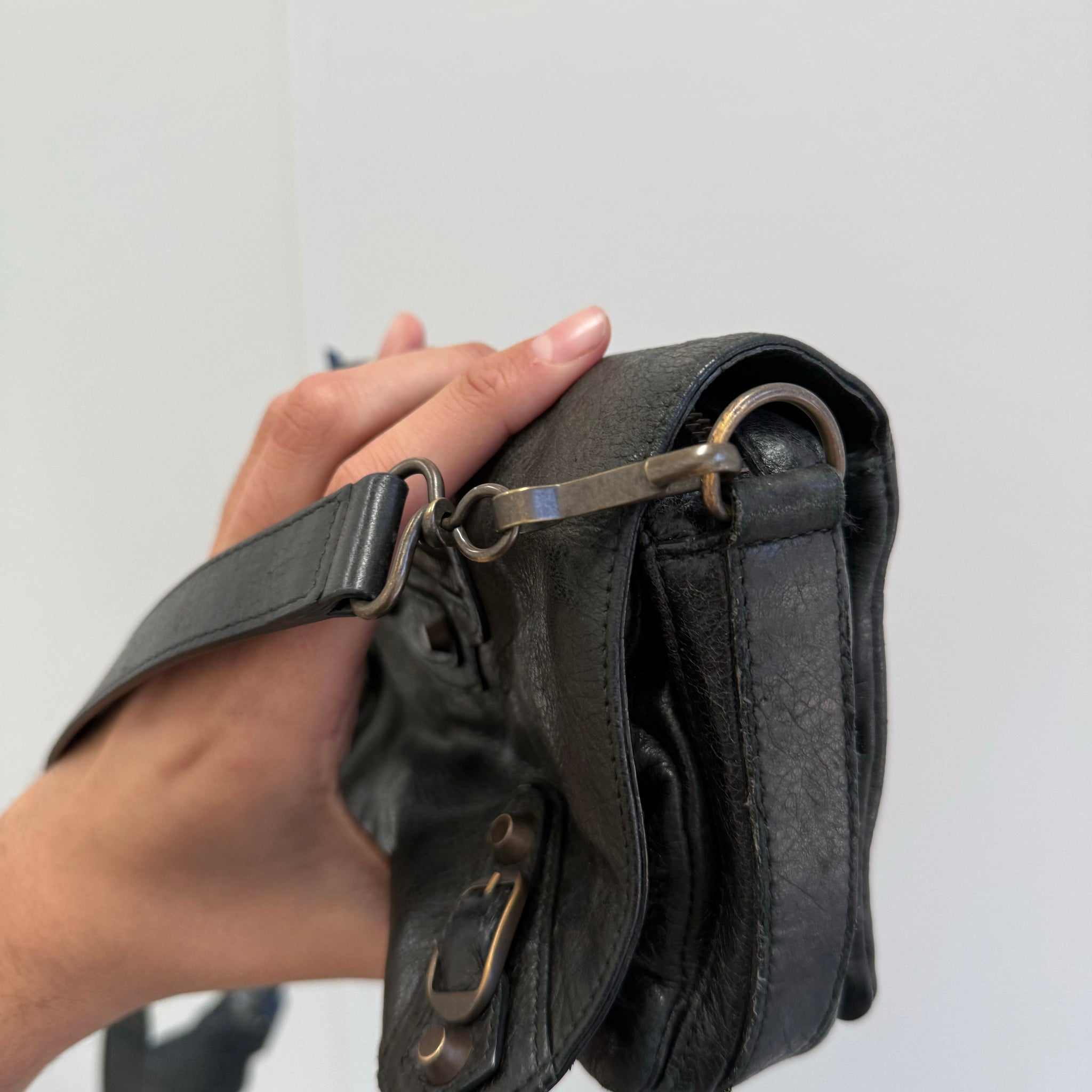 Balenciaga Agneau Classic Hardware Tool Kit Crossbody