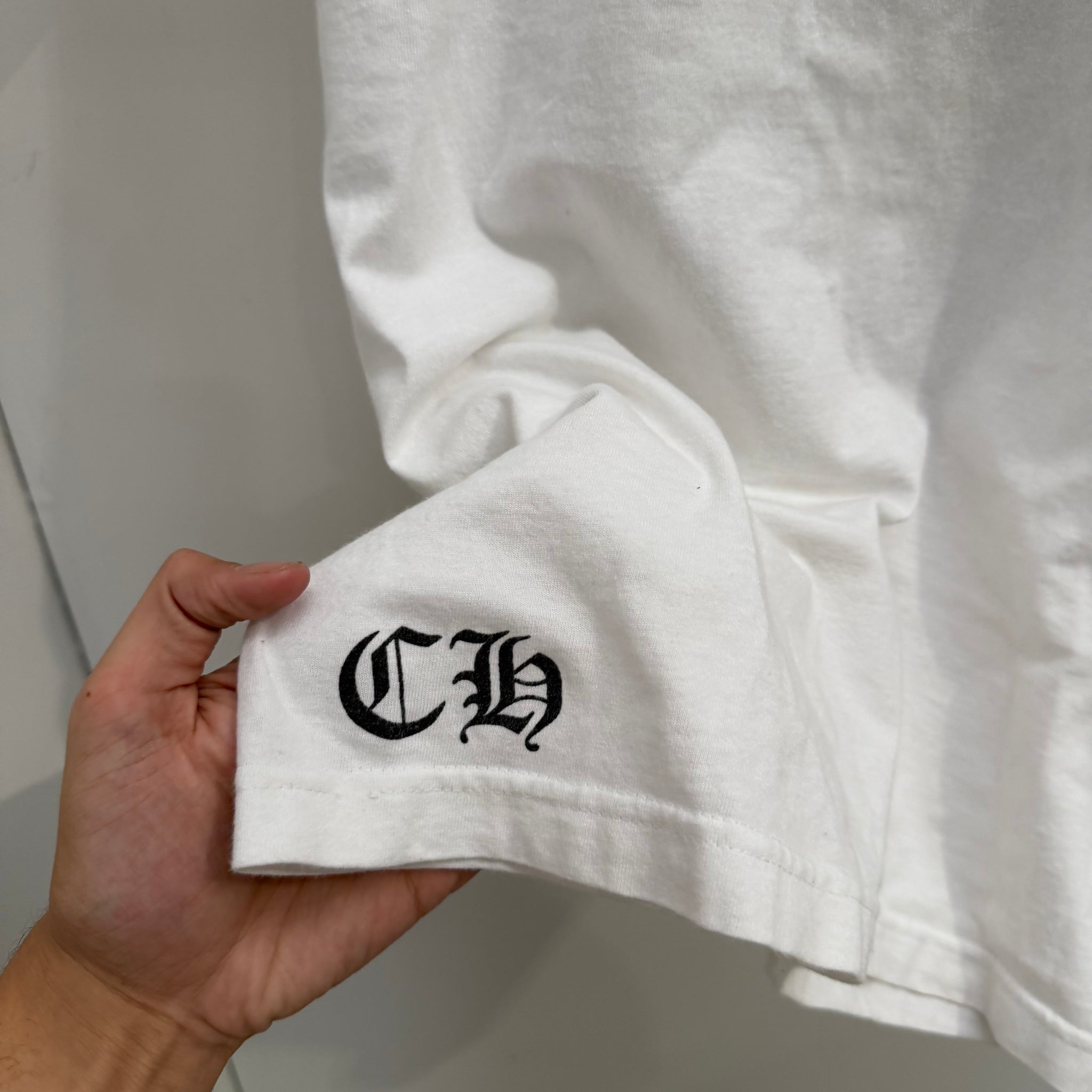 Chrome Hearts White Dagger Pocket T Shirt (Size S)