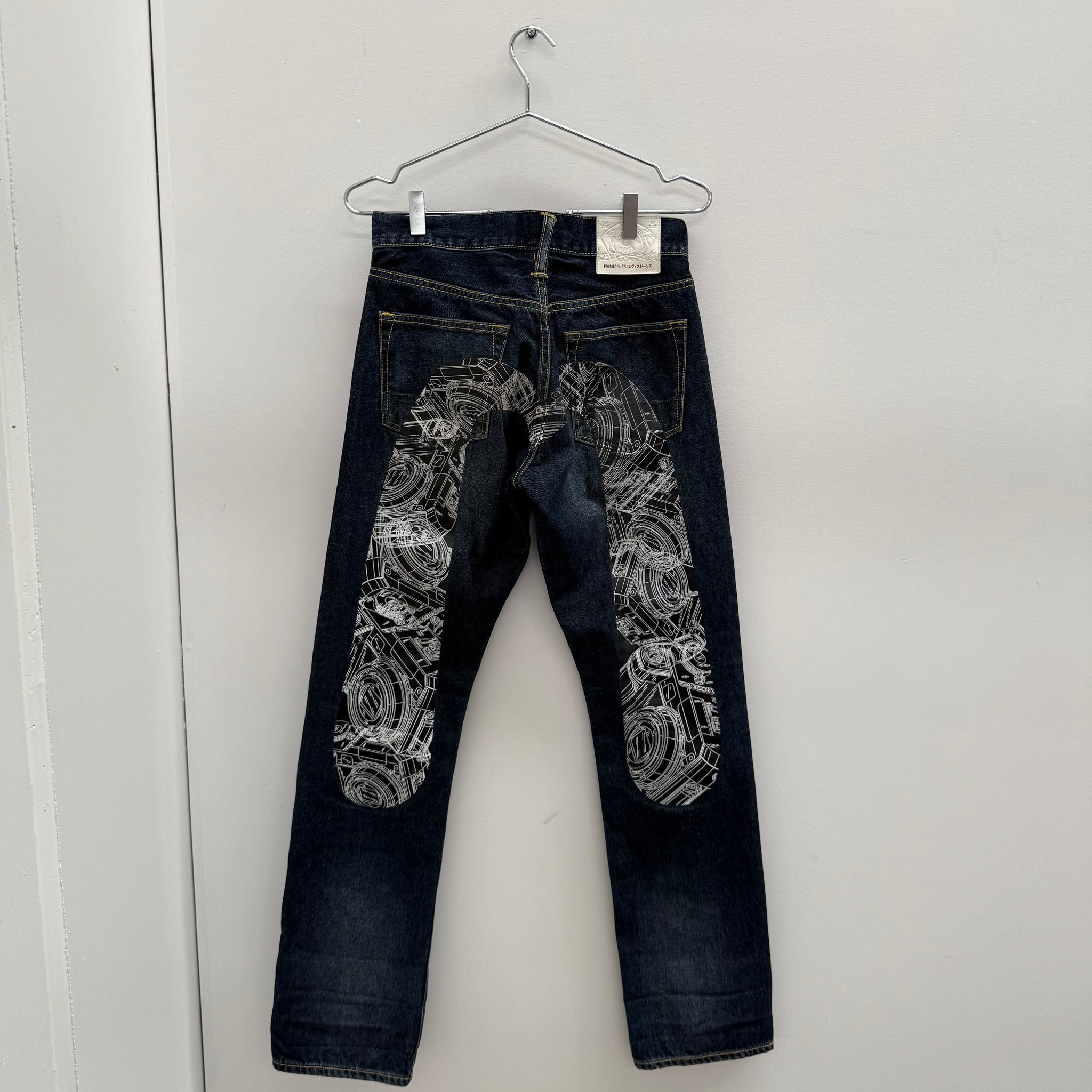 Evisu Genes Back Logo Jeans (Size 29)