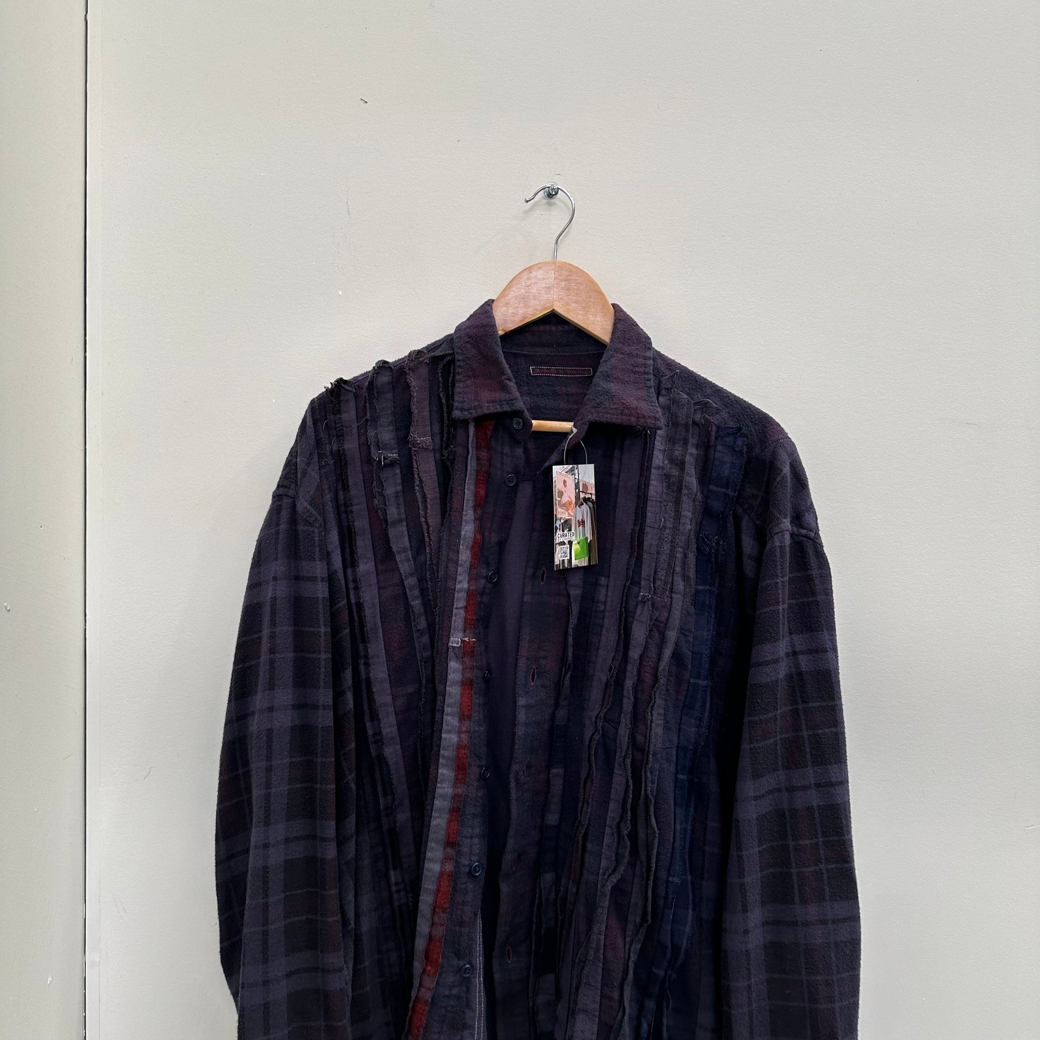 Needles Purple Flannel 7 Cut Shirt (fits L-XL)