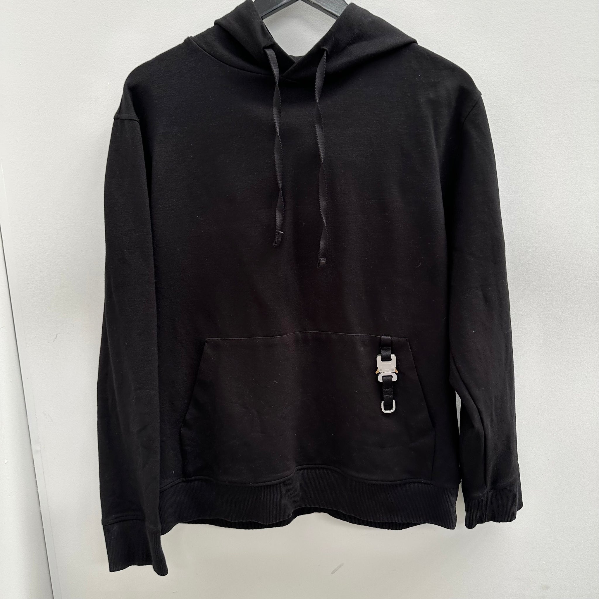 1017 ALYX 9SM Black Buckle Hoodie (Size M)