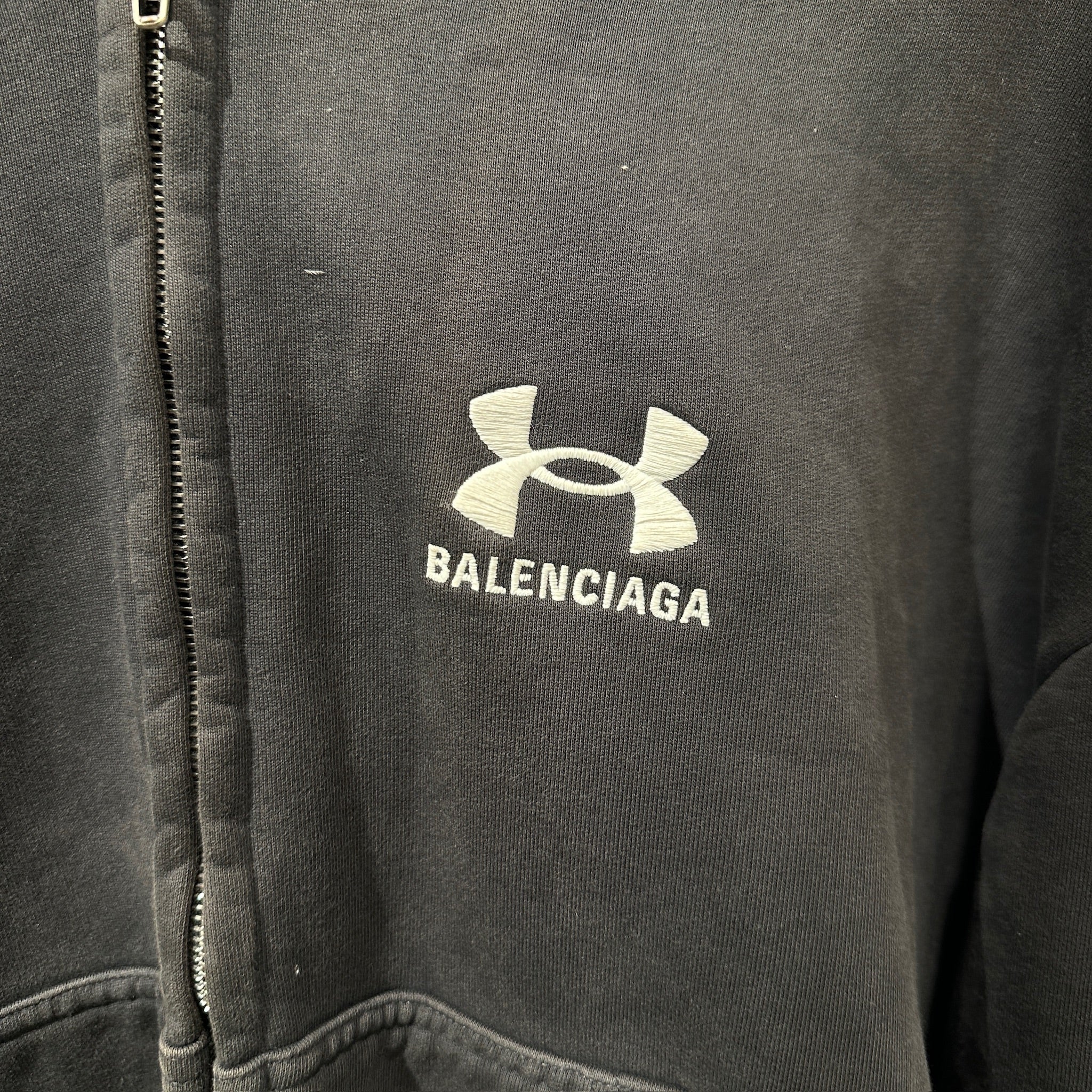 Balenciaga x Under Armour Zip Hoodie (Size S)