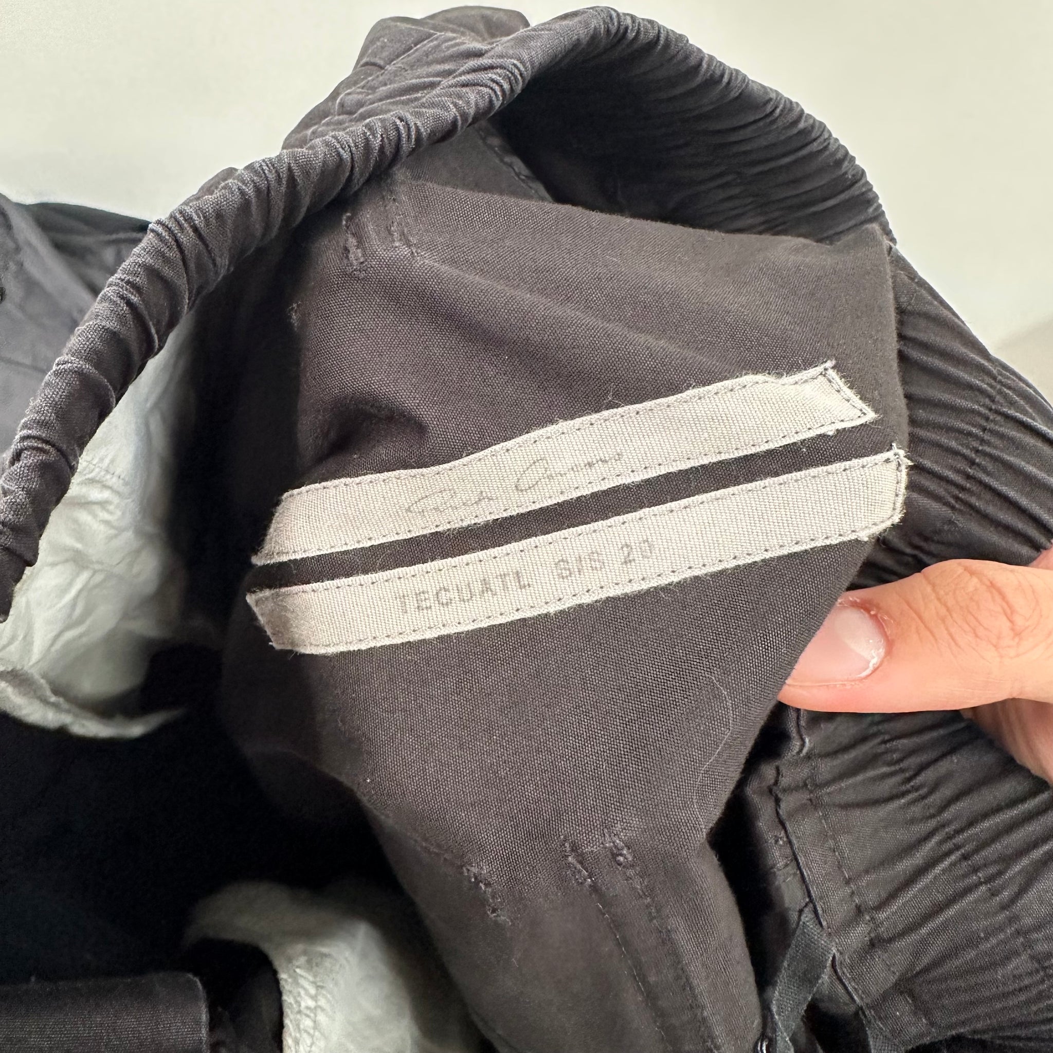 Rick Owens Cropped Cargo Pant S/S20