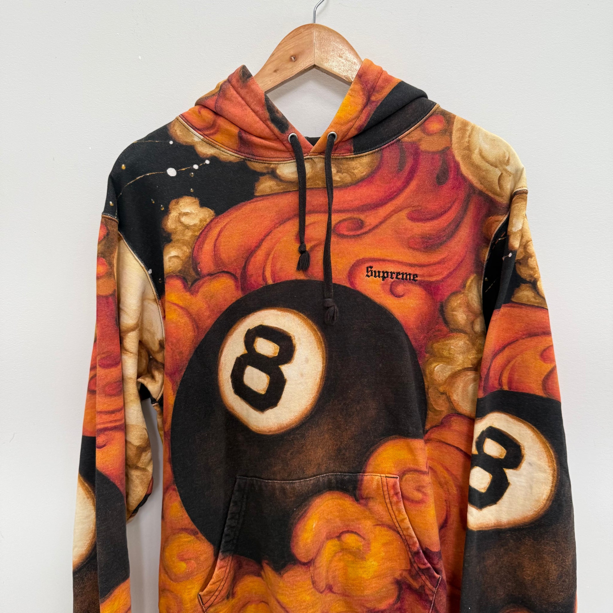 Supreme Martin Wong 8 Ball Hoodie (Size M)
