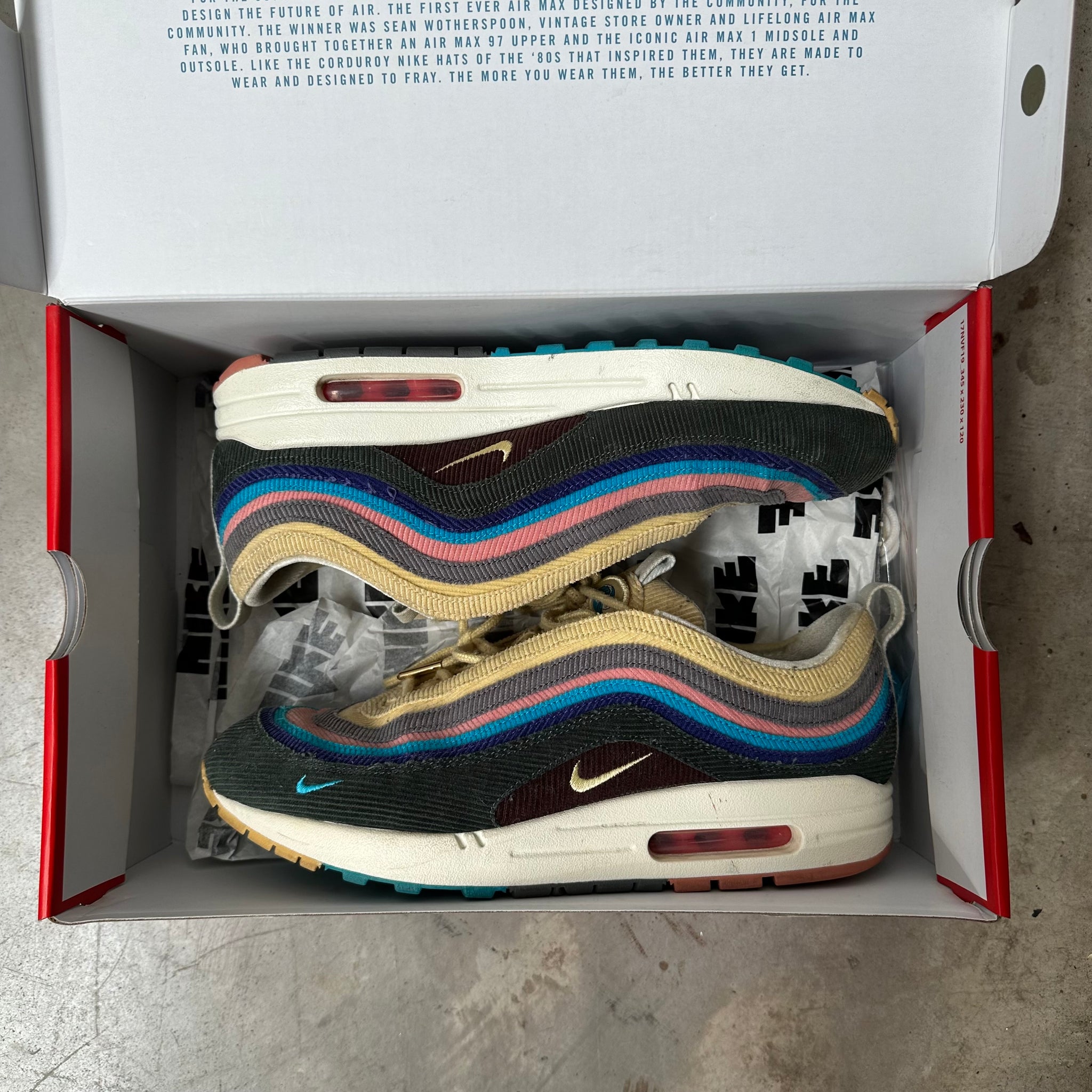 Nike Air Max 1/97 Sean Wotherspoon US10