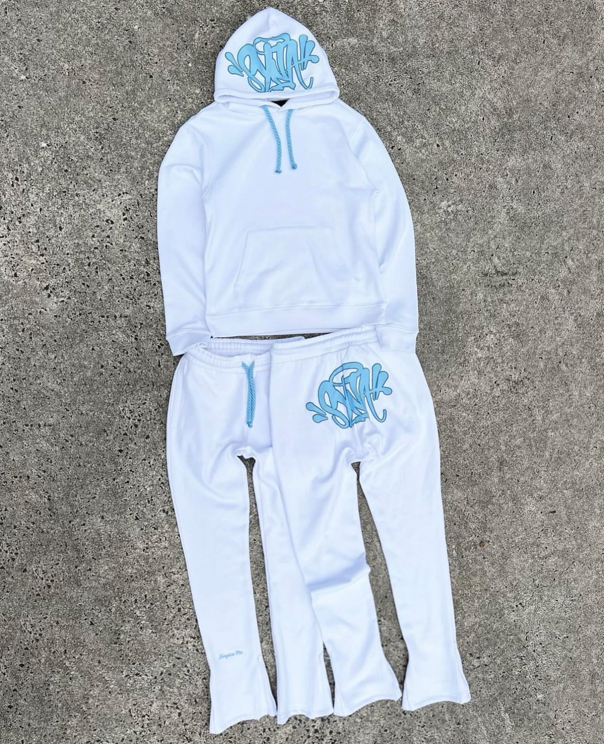 Syna World Tracksuit Set - White Blue (Australia Exclusive)