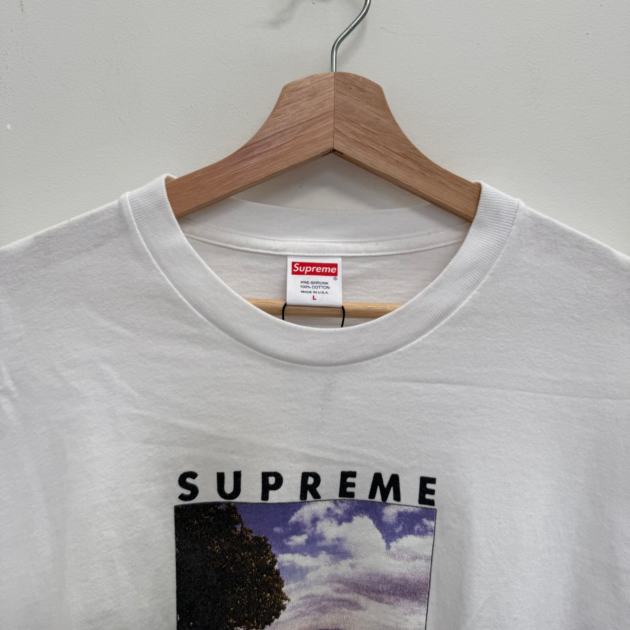 Supreme Time White T Shirt (Size L)