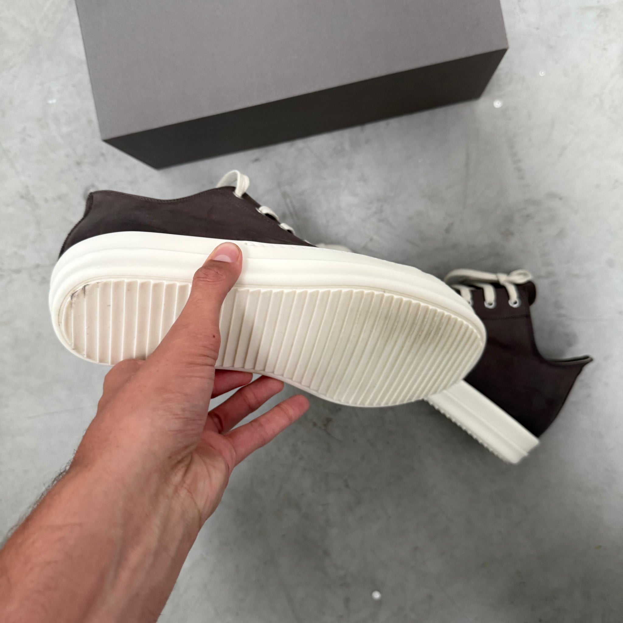 Rick Owens Ramone EDFU Low Brown (Size 42/ US9)
