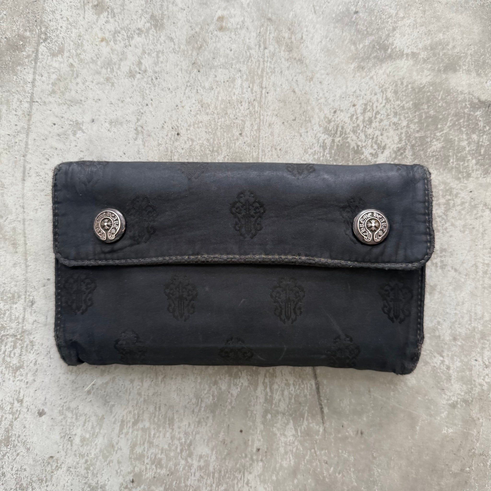 Chrome Hearts Wave Nylon Long Wallet