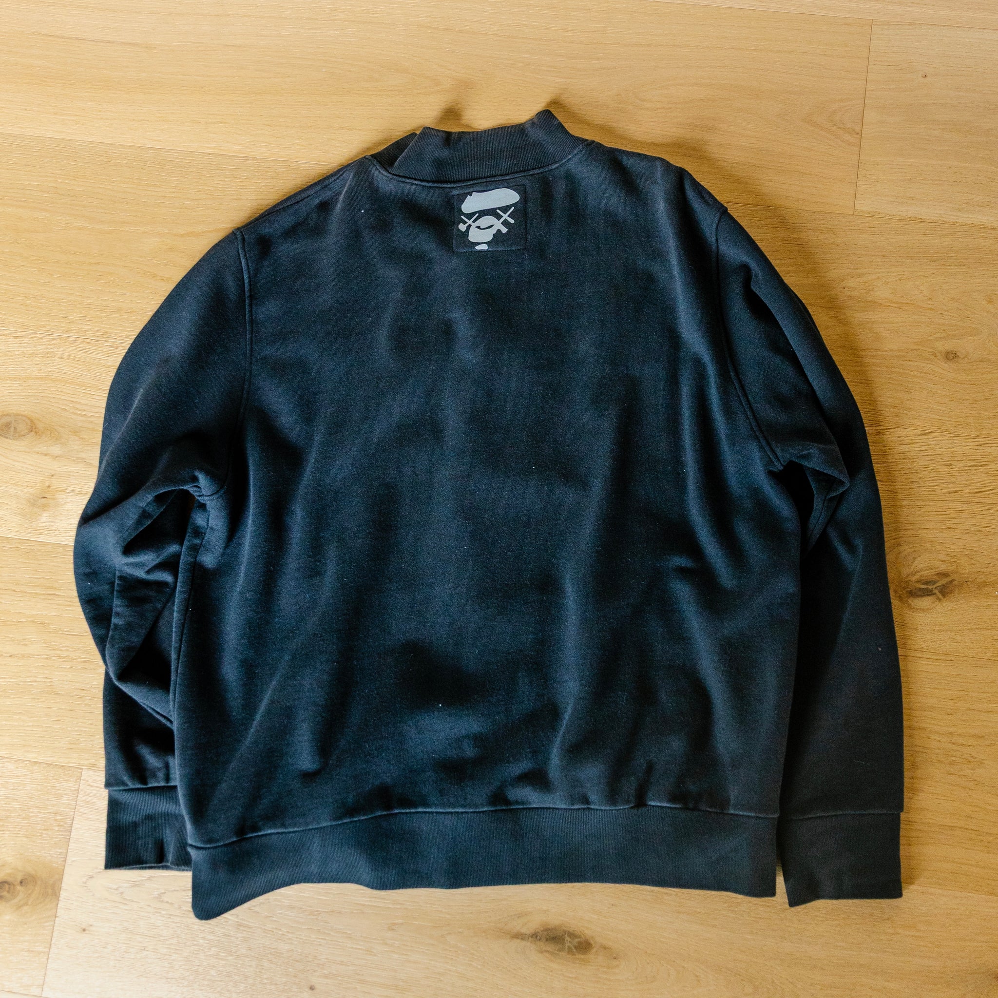 Bape x Kaws Logo Varsity Jacket (fits L-XL)