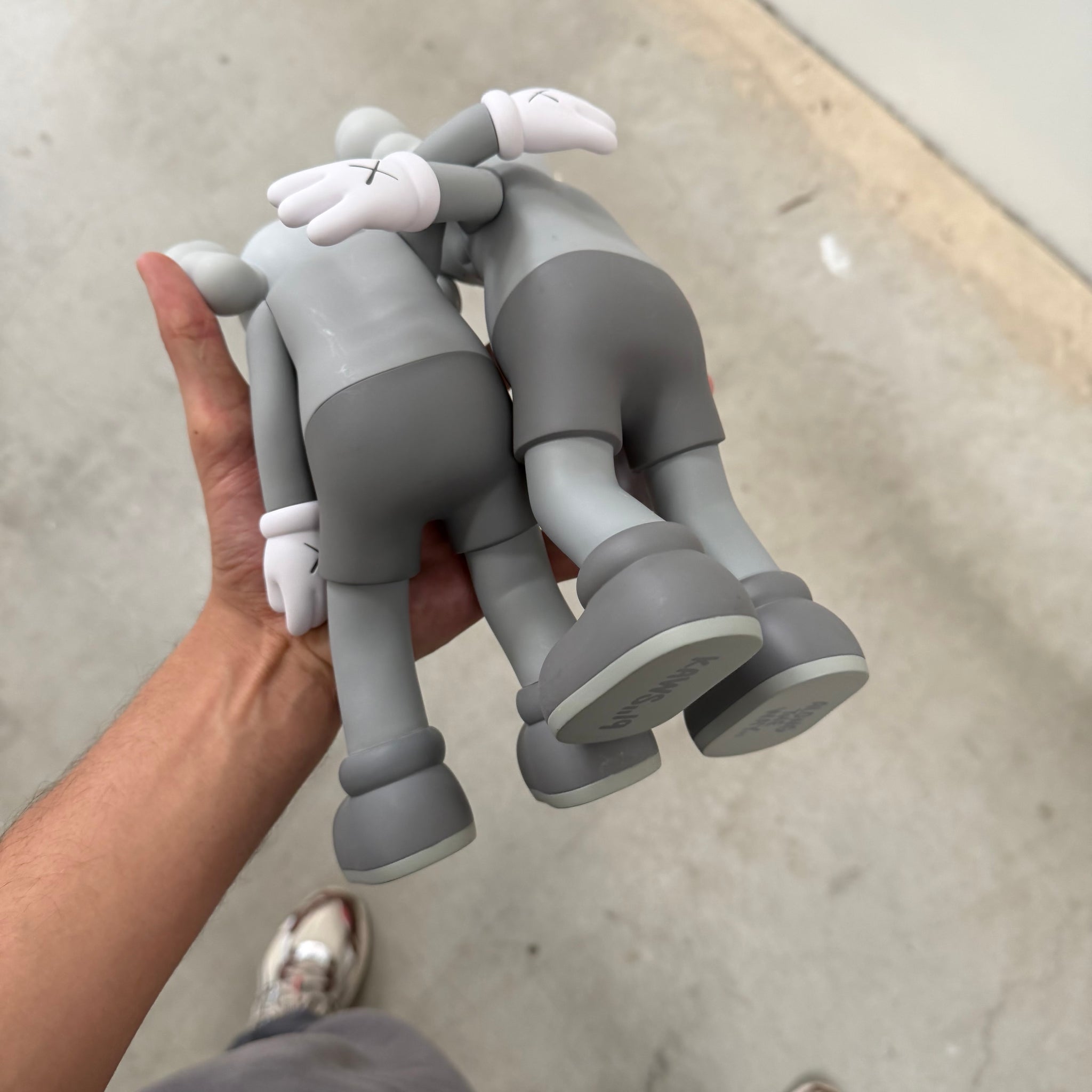 Kaws Along the Way Vinyl Figure Grey