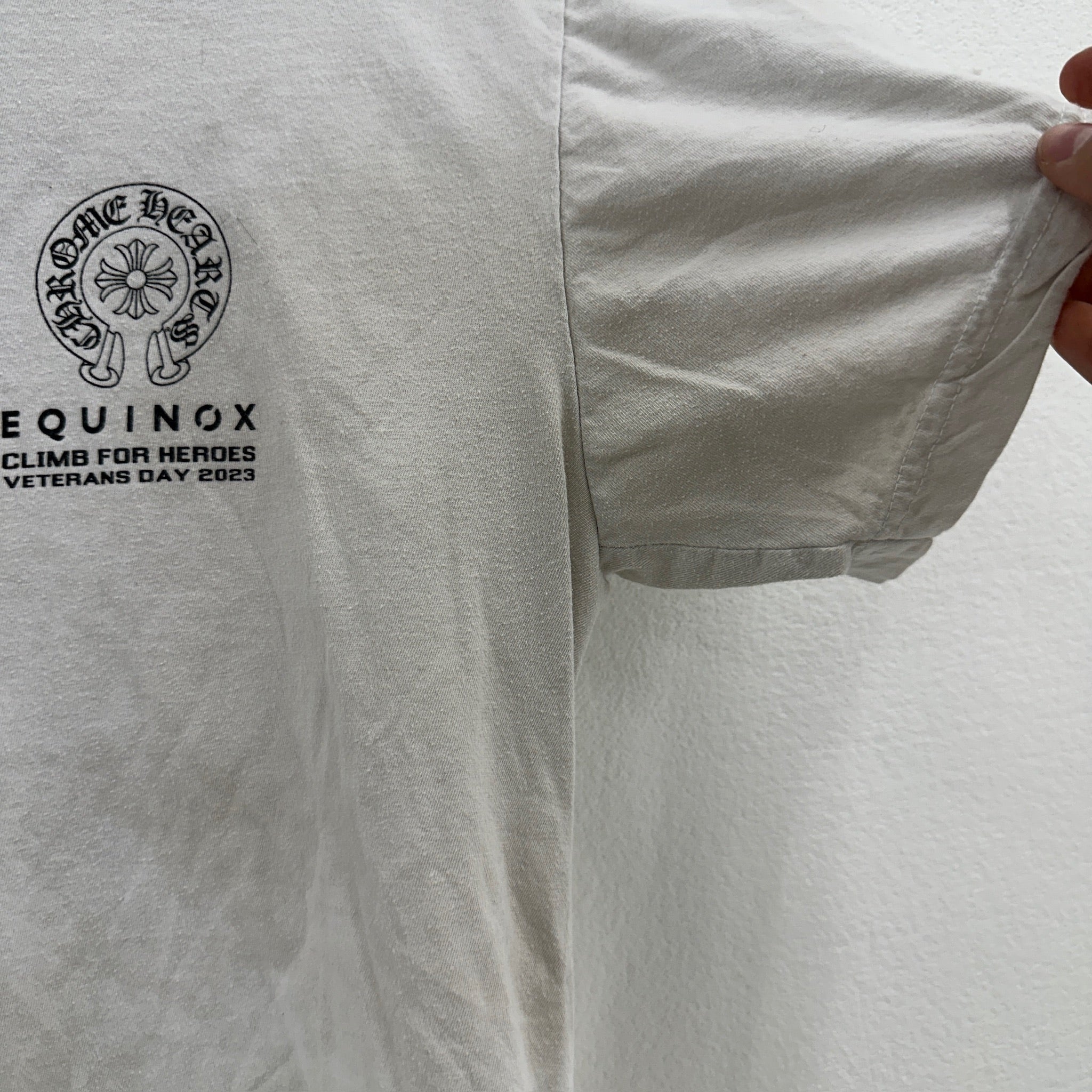 Chrome Hearts Equinox Tee White Size L