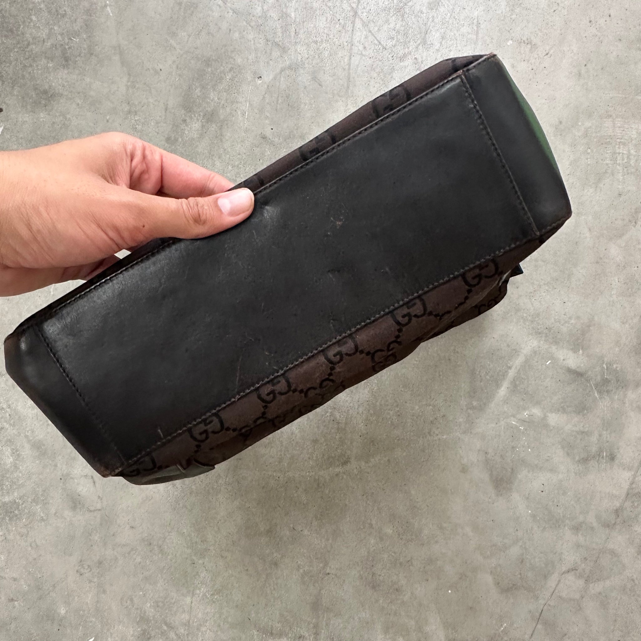Gucci Brown GG Print Shoulder Bag