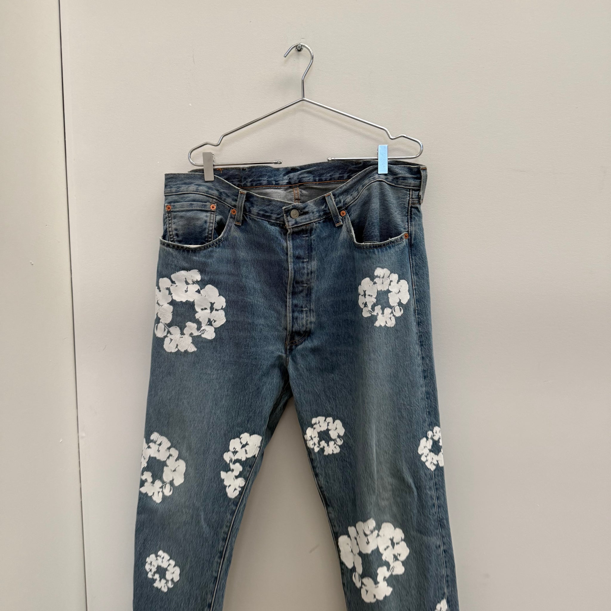 Denim Tears Cotton Wreath Jeans Light Blue (Size W38 x L34)