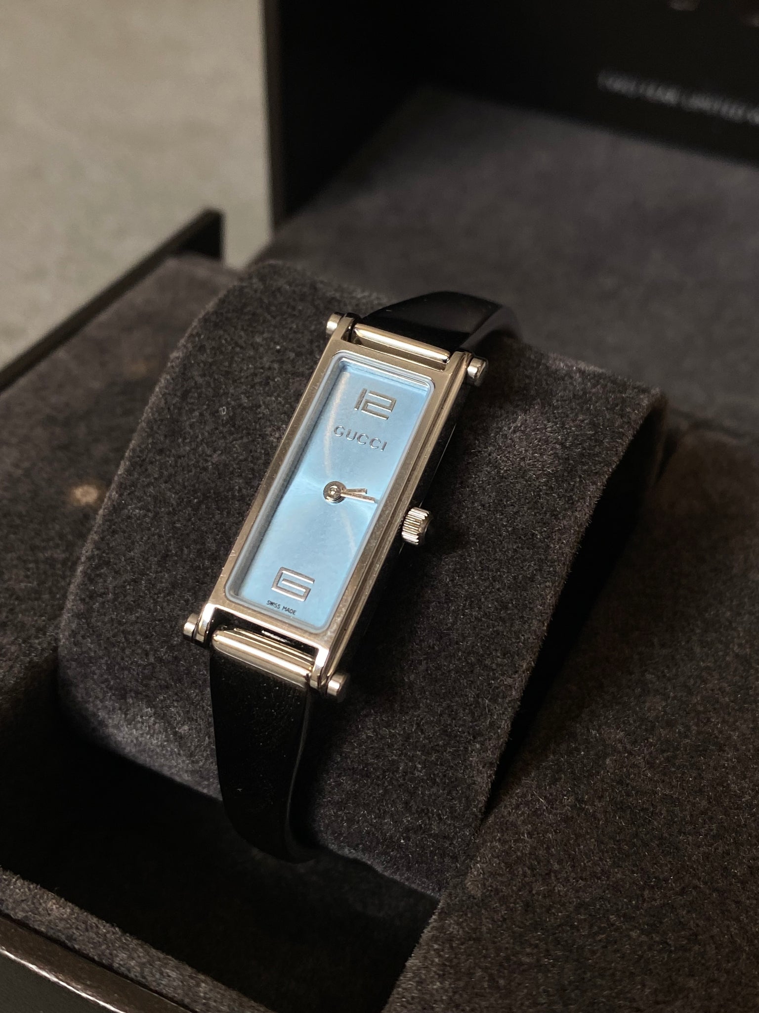Gucci 1500L Sky Blue Dial Watch