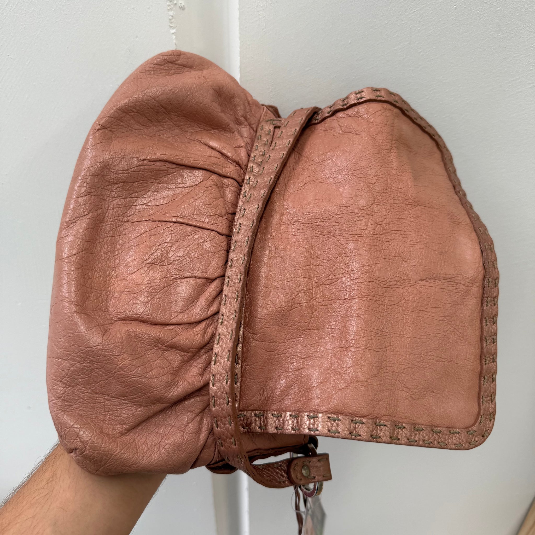 Fendi Celeria Shoulder Bag Pink