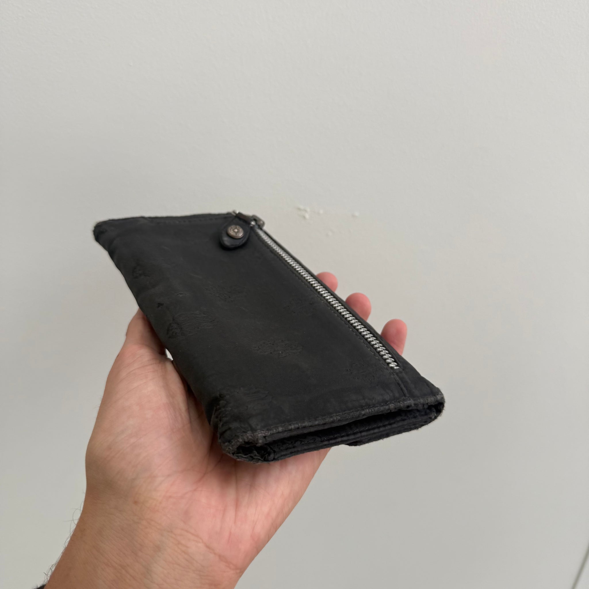 Chrome Hearts Wave Nylon Long Wallet