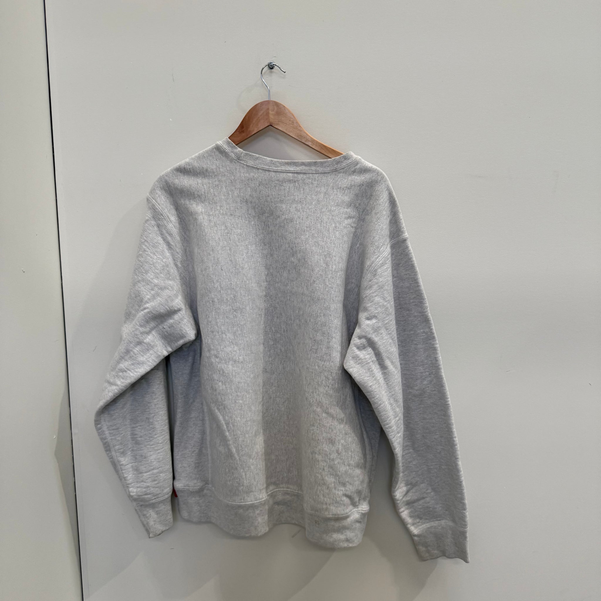 Supreme Box Logo Crewneck Grey (Size XL)