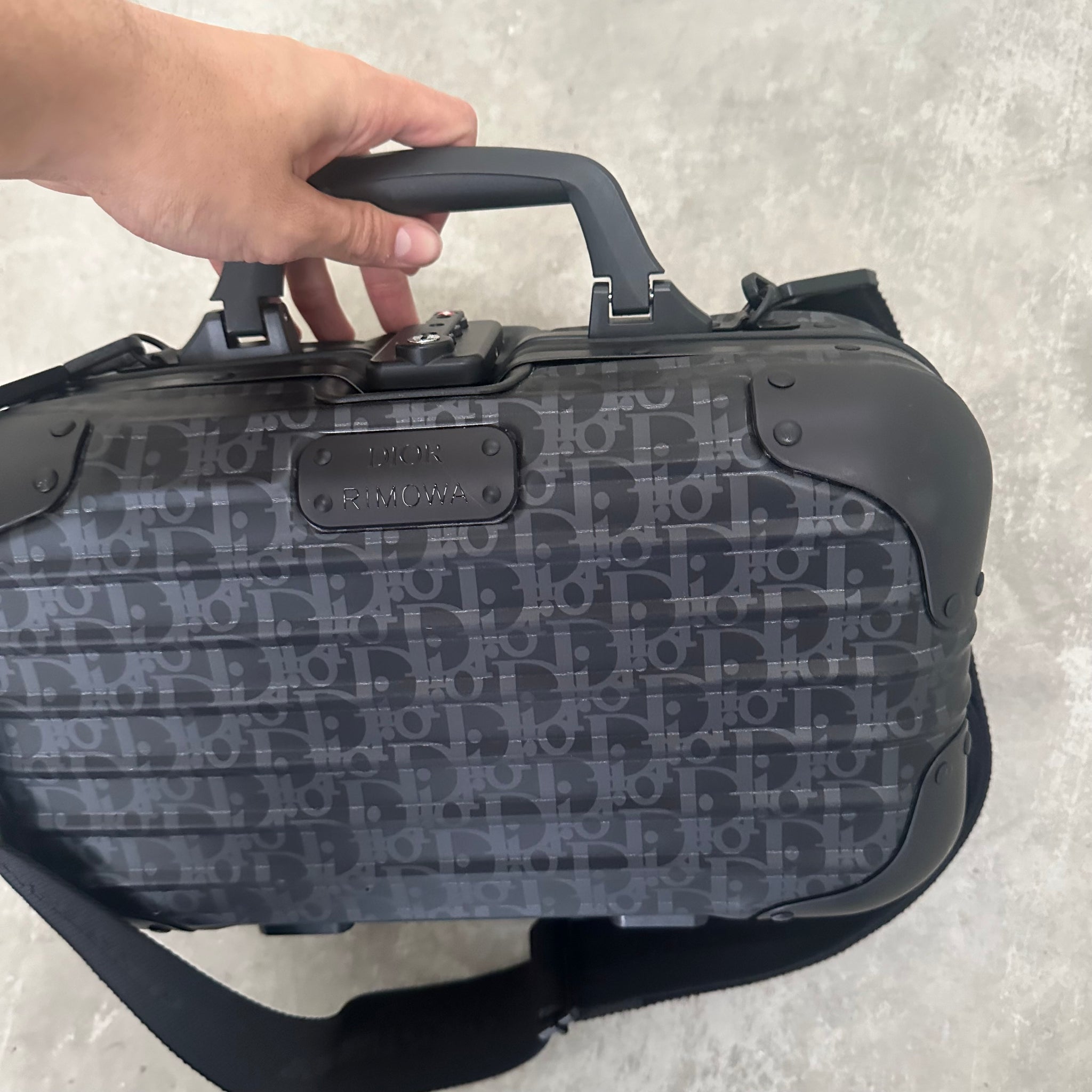 Dior Rimowa Carry On Case Aluminium