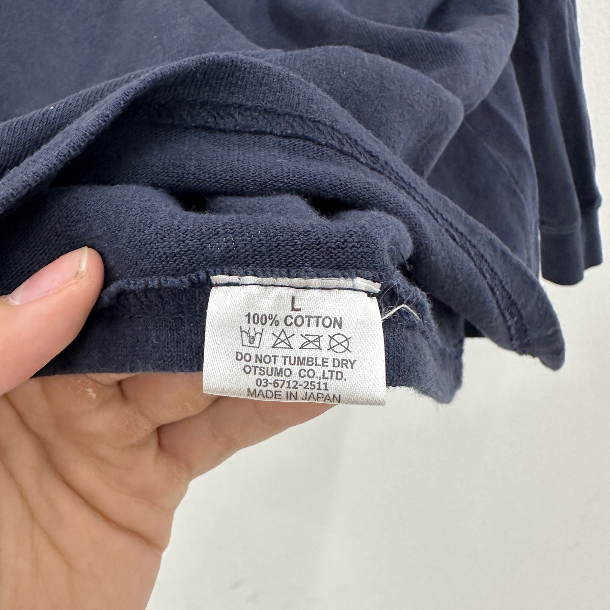 Human Made Rabbit L/S Tee Navy Size L