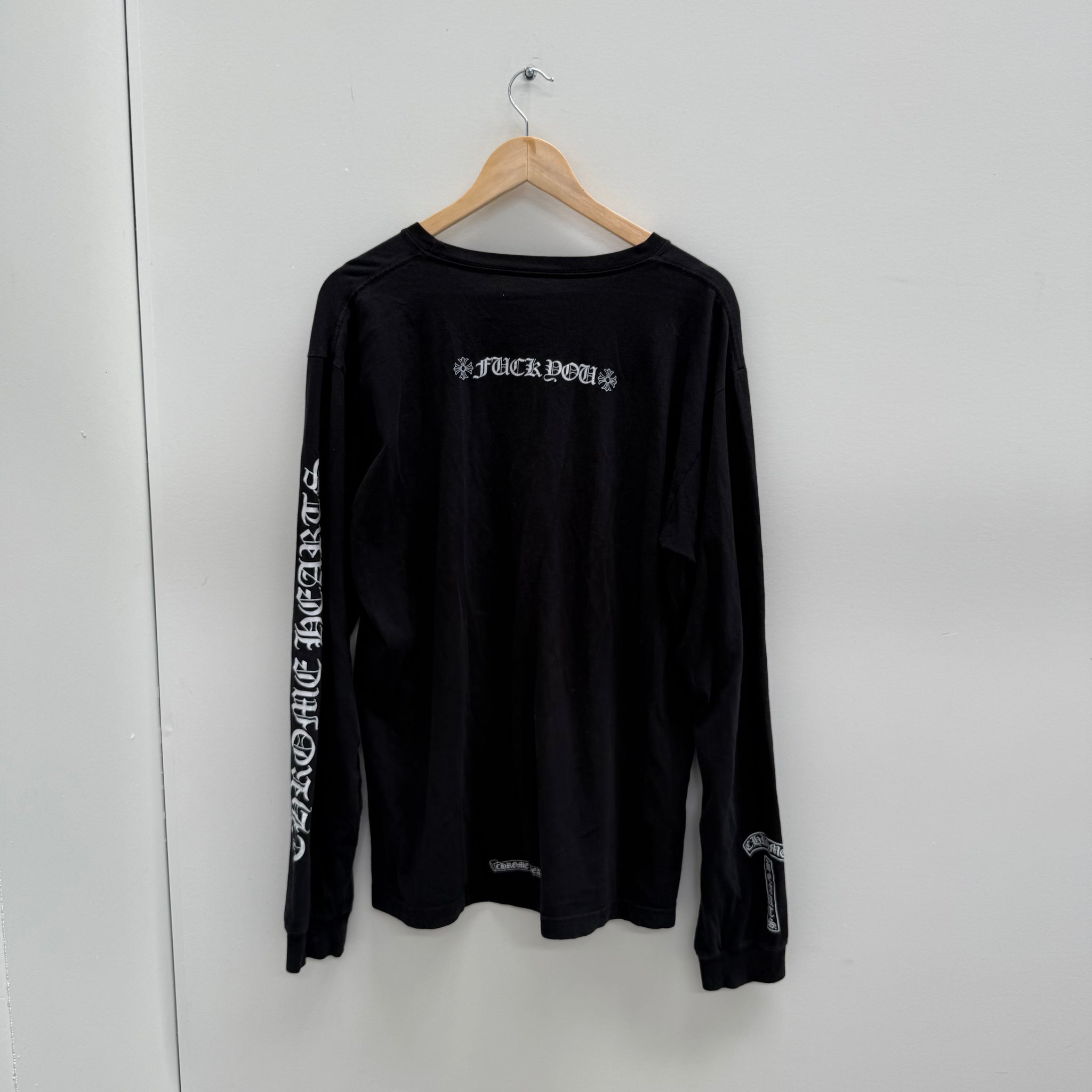 Chrome Hearts Black Logo Longsleeve (Size XL)