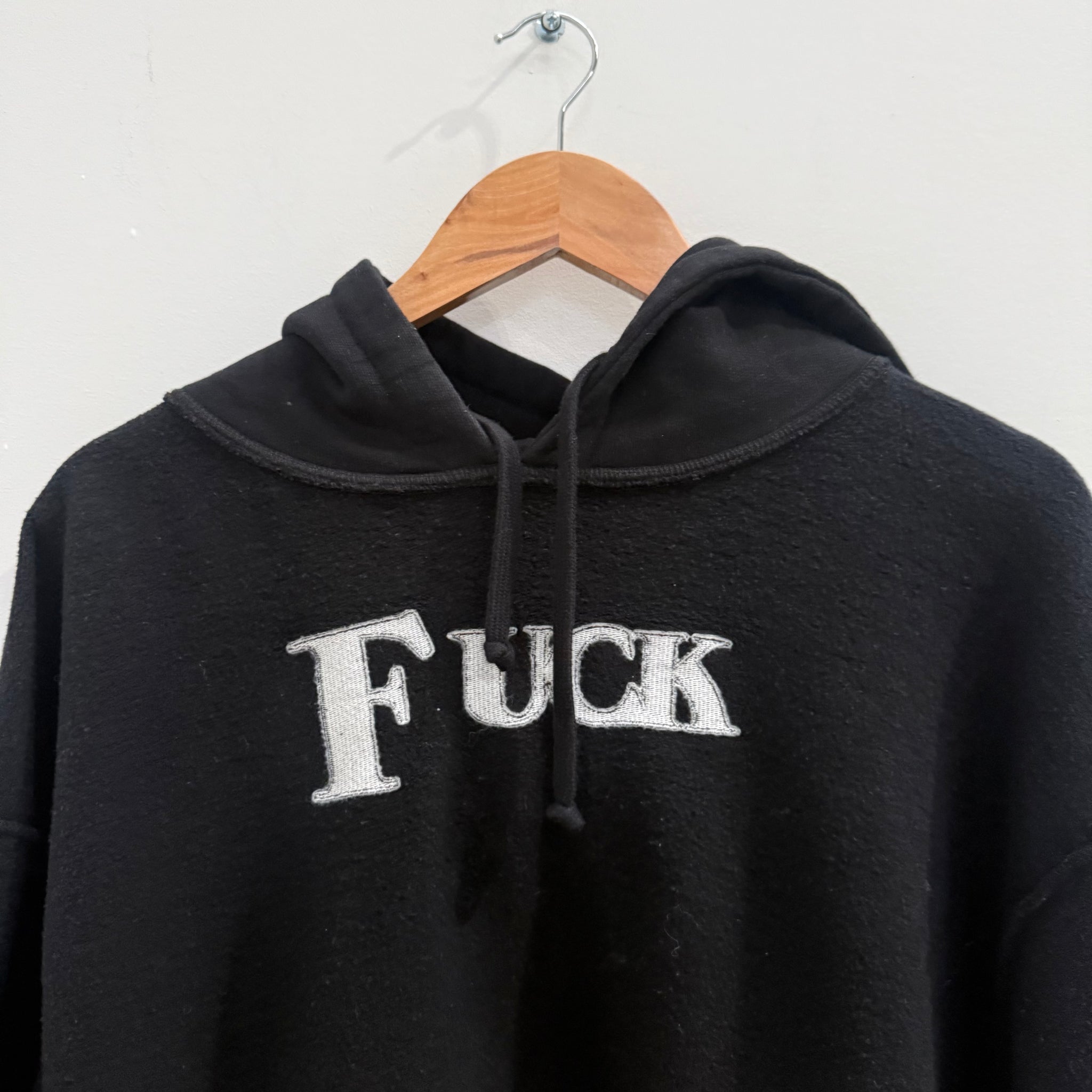 Vetements Runway Reversible FW18 Black Hoodie (Size L)