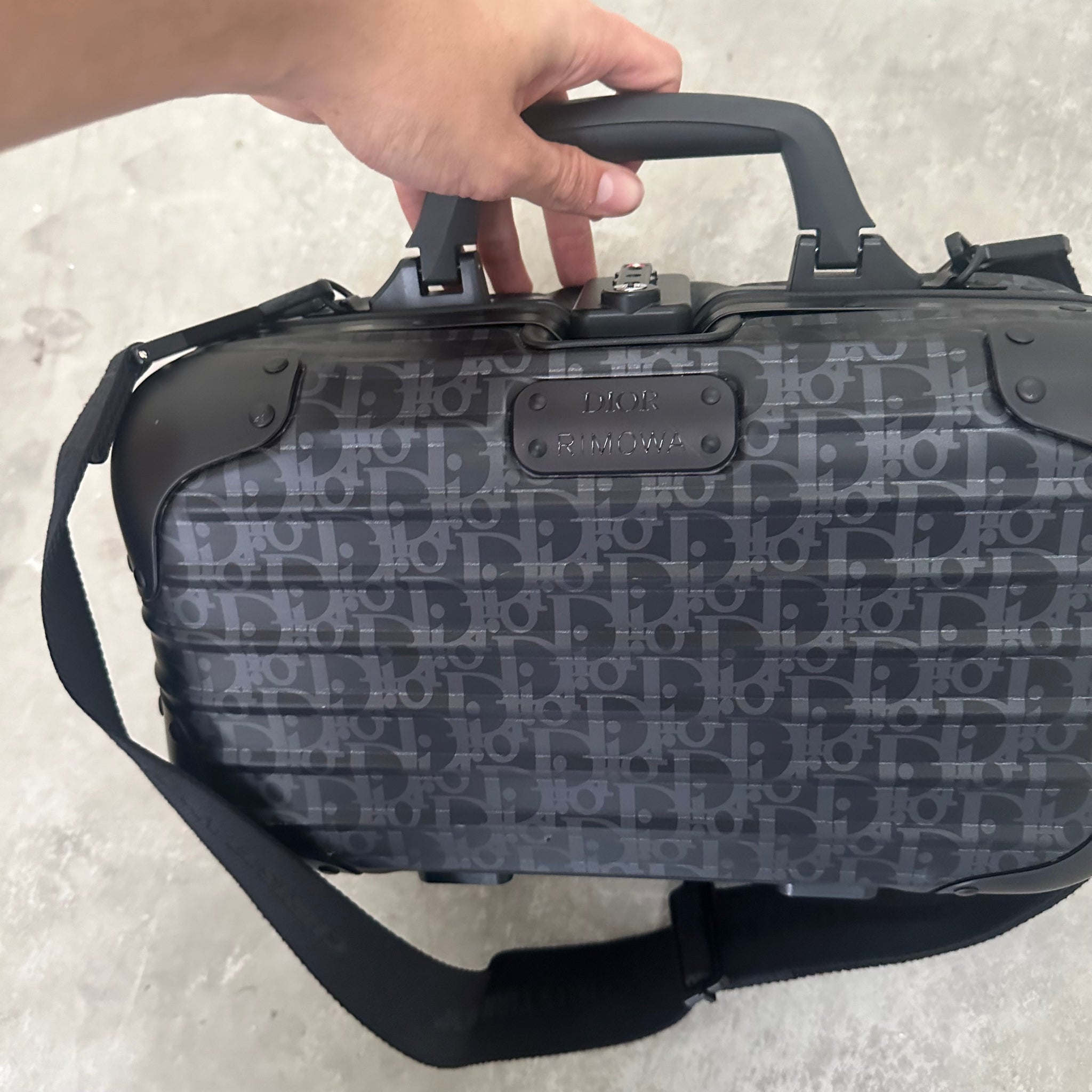 Dior Rimowa Carry On Case Aluminium