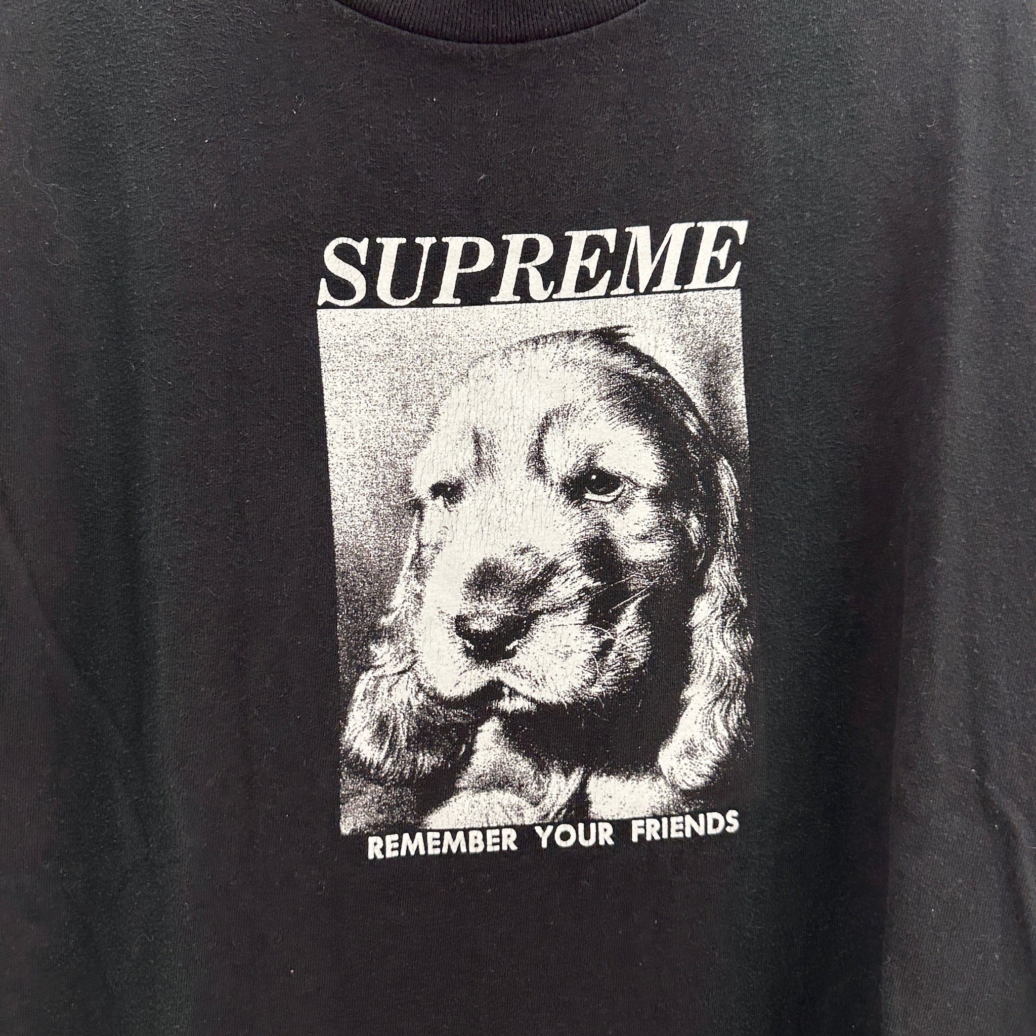 Supreme Remember Your Friends Tee Black XL