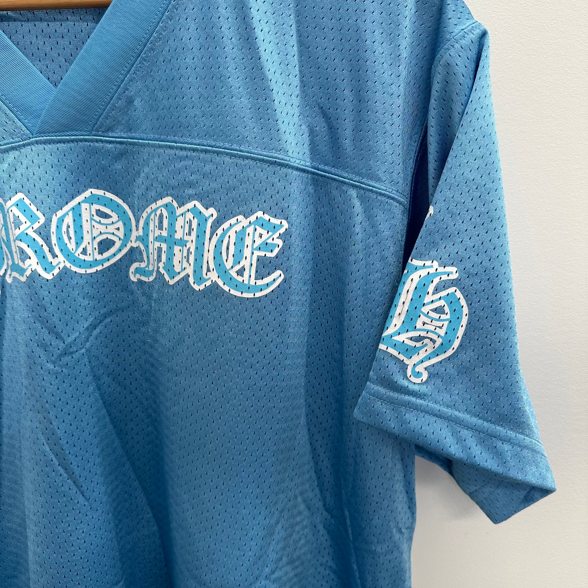 Chrome Hearts Stadium Mesh Blue Tshirt Jersey (Size M)