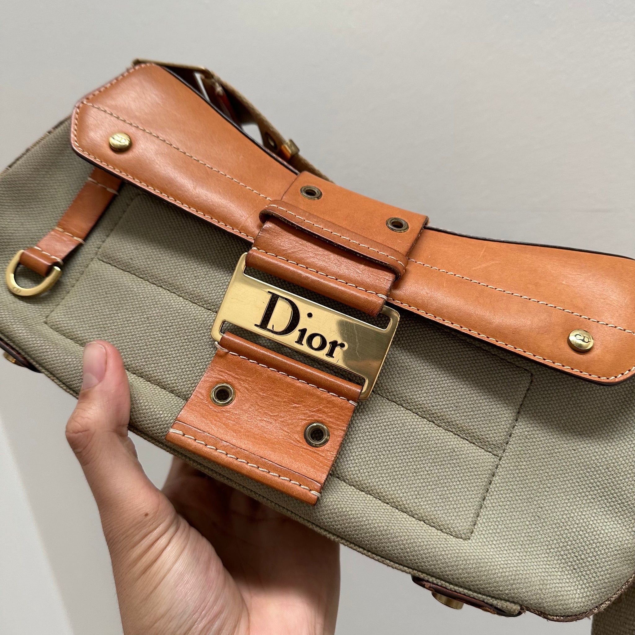 Christian Dior Green Street Chic Columbus Bag