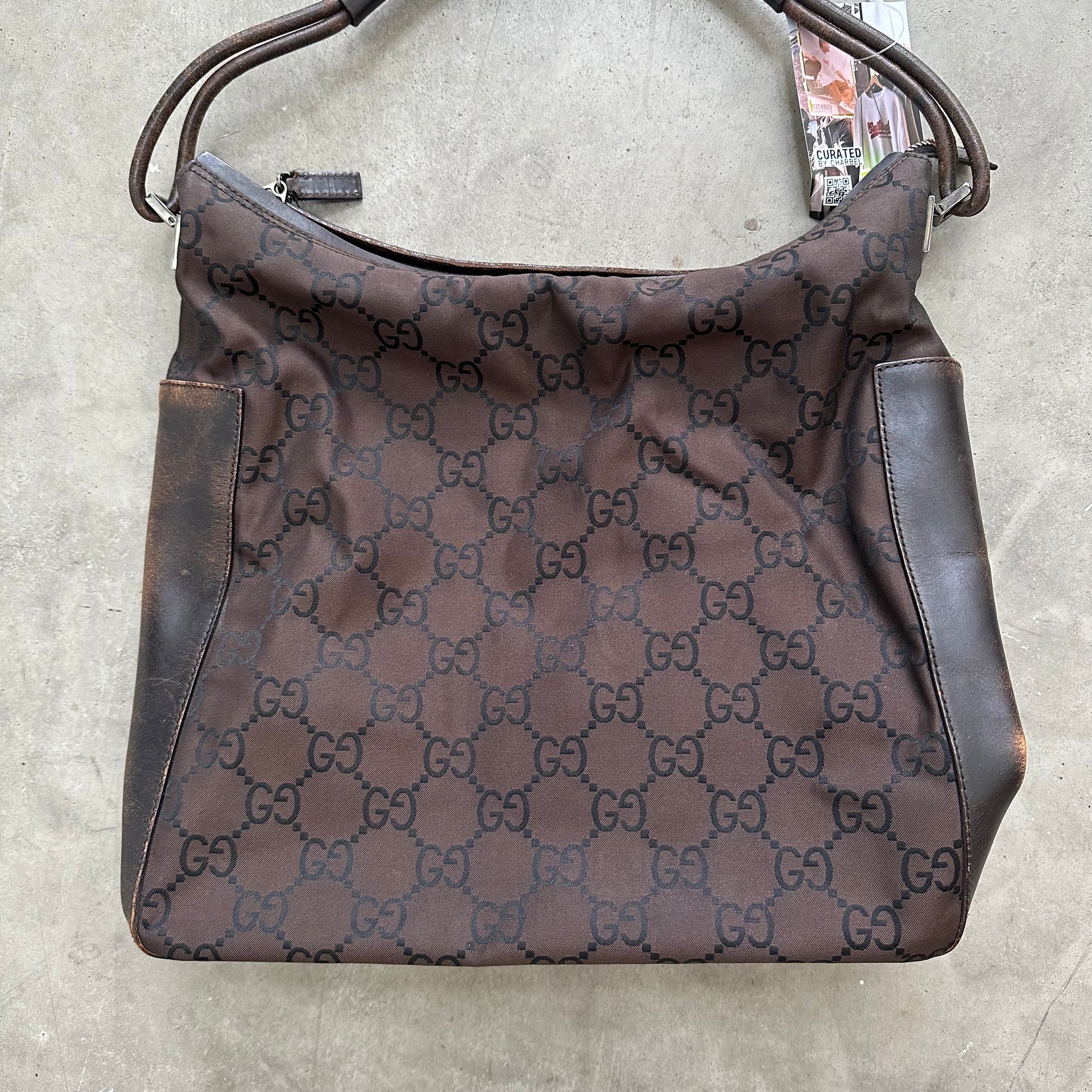 Gucci Brown GG Print Shoulder Bag