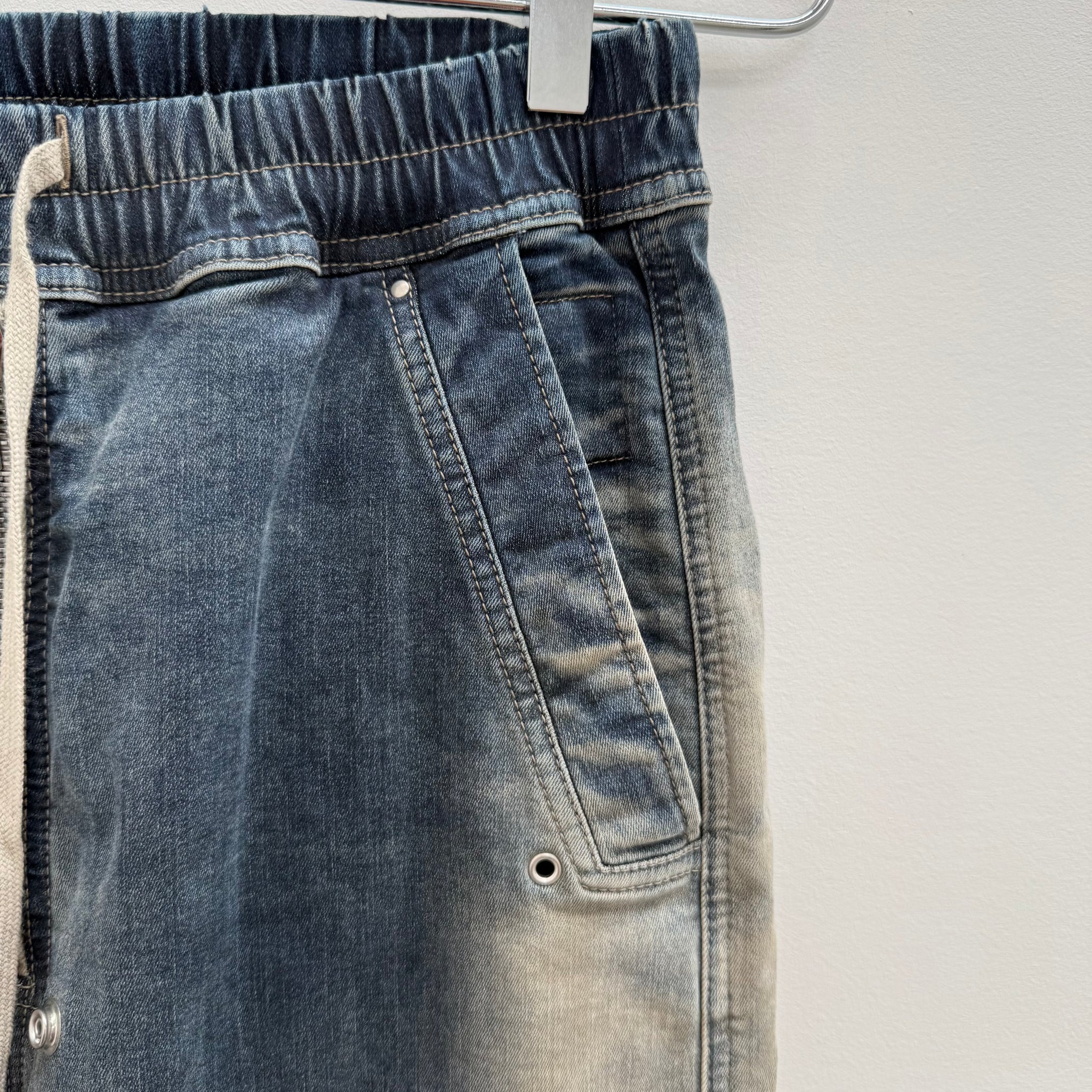 Rick Owens DRKSHDW Geth Belas Wide Denim Pant (Size S)