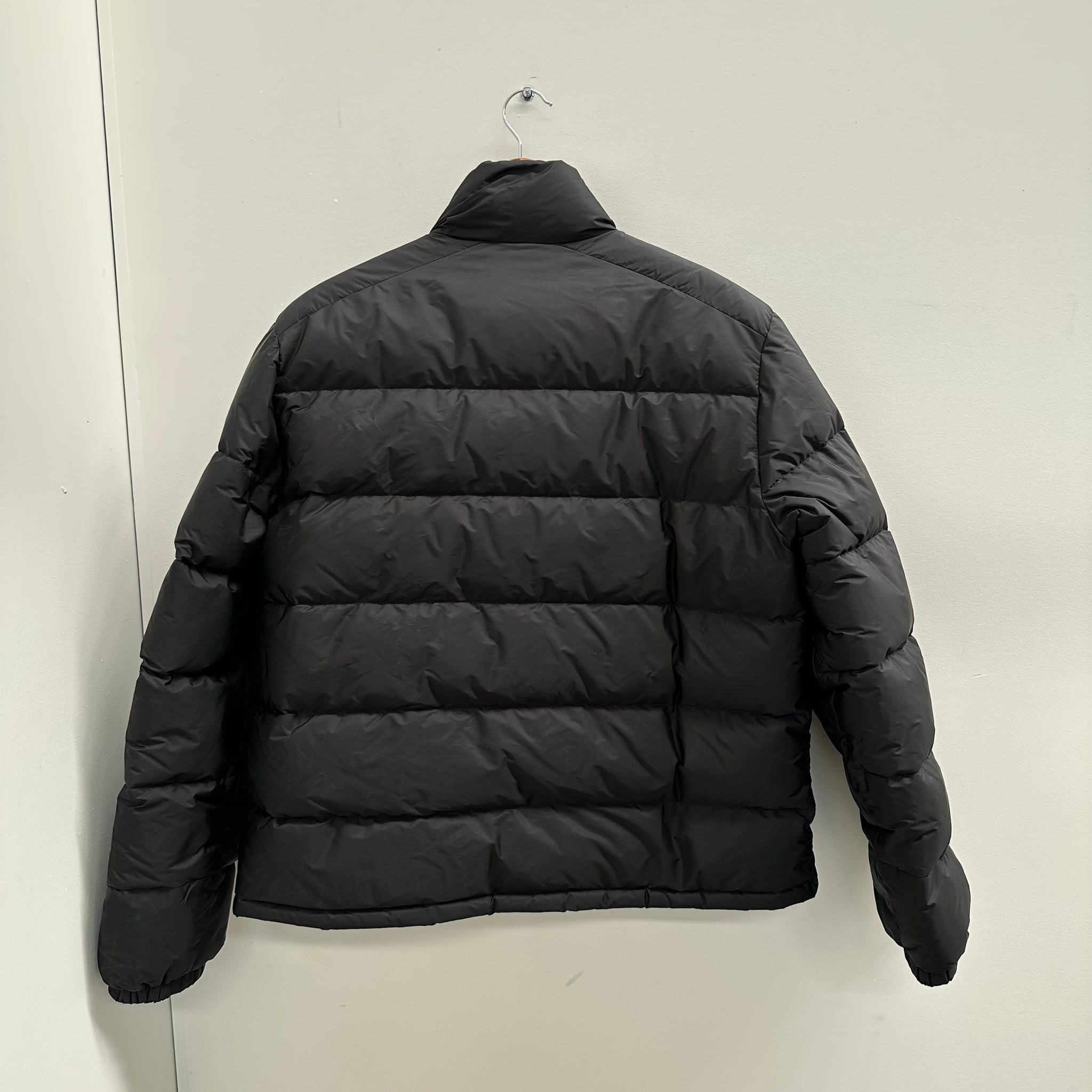 Prada Re-Nylon Black Down Jacket (Size 52)