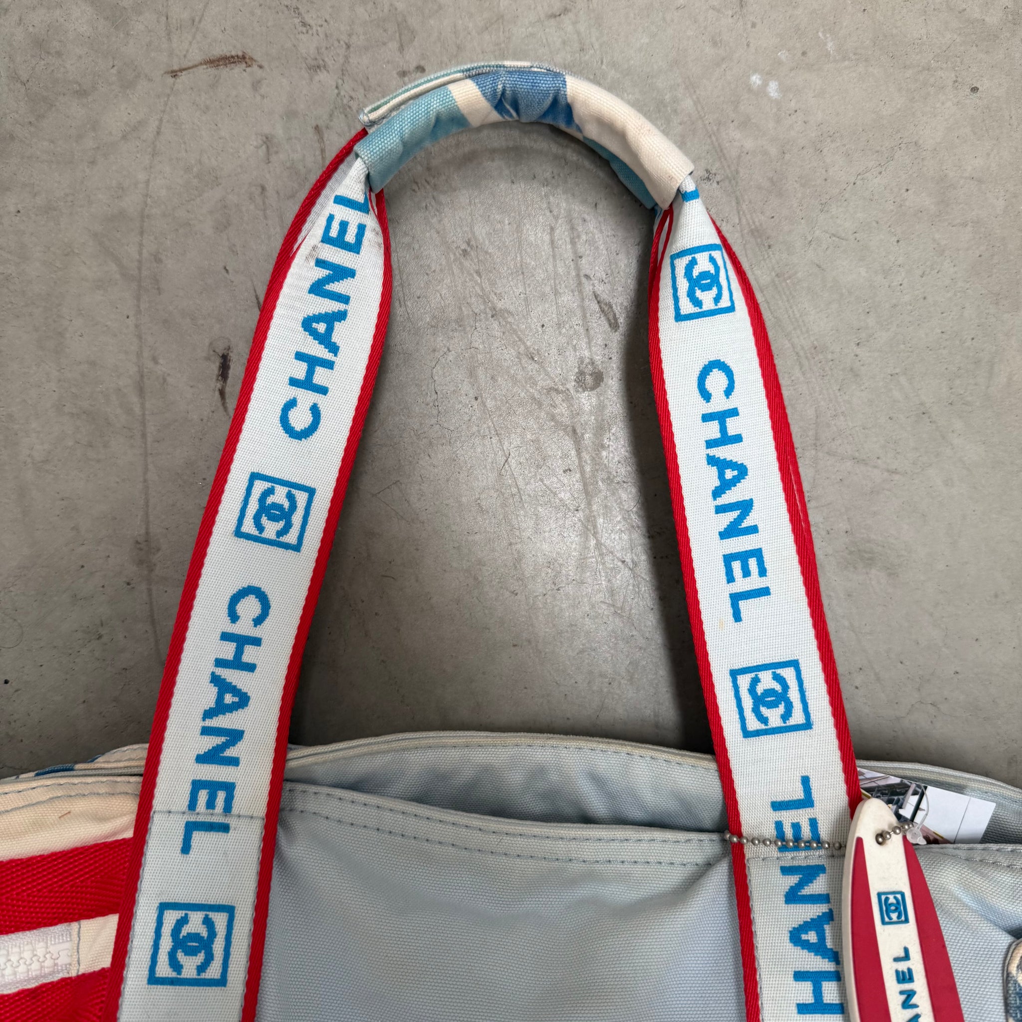 Chanel Sport Line Surf High Summer Camellia Tote Bag