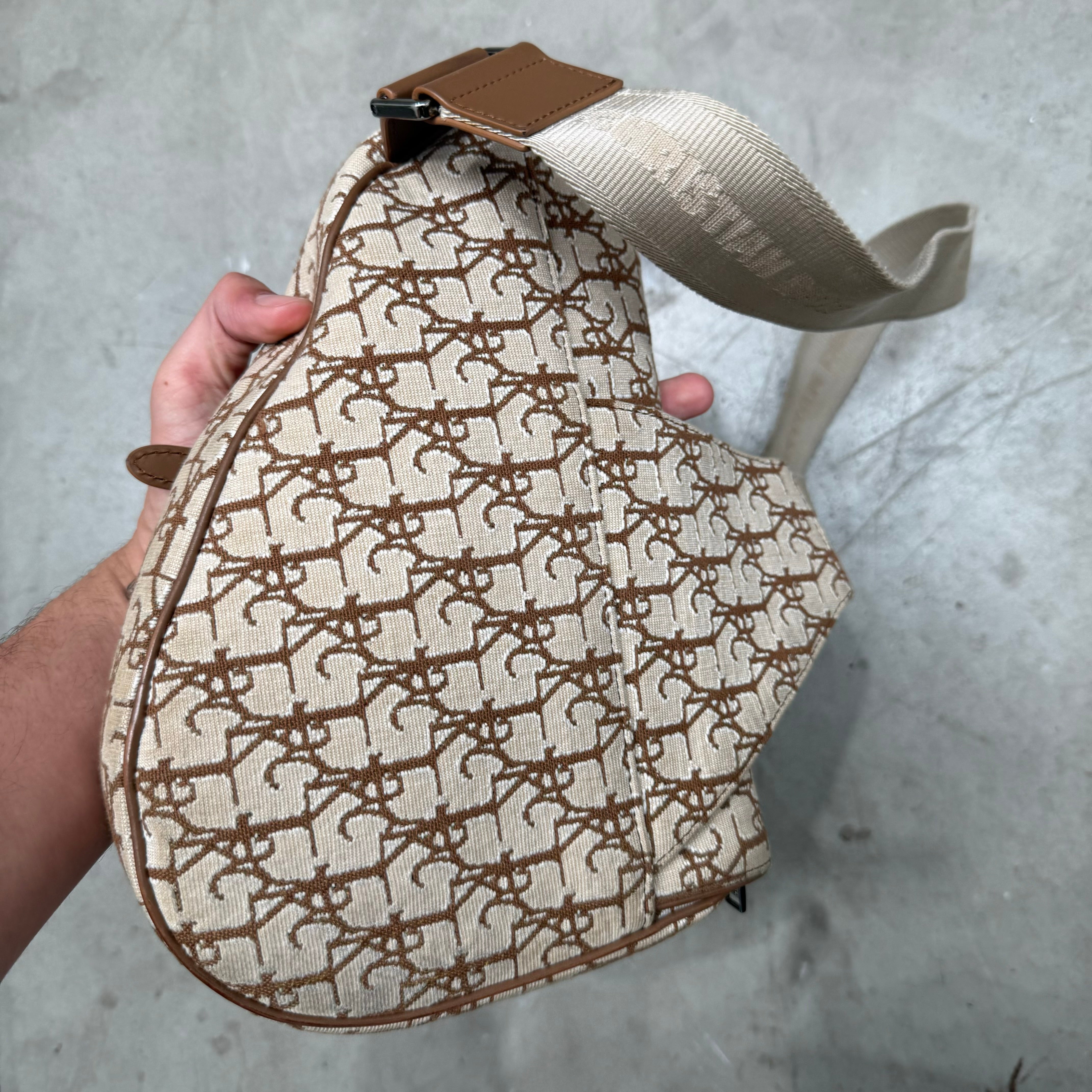 Dior x Cactus Jack Travis Scott Oblique Jacquard Saddle Bag