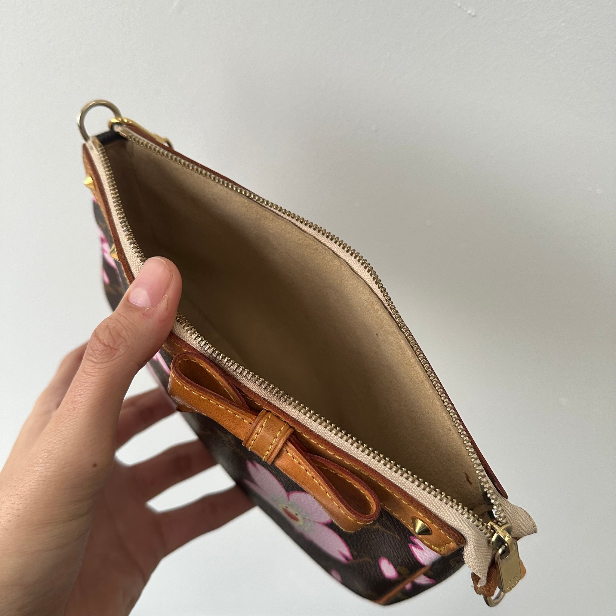 Louis Vuitton Takashi Murakami Cherry Blossom Pochette Accessories Bag