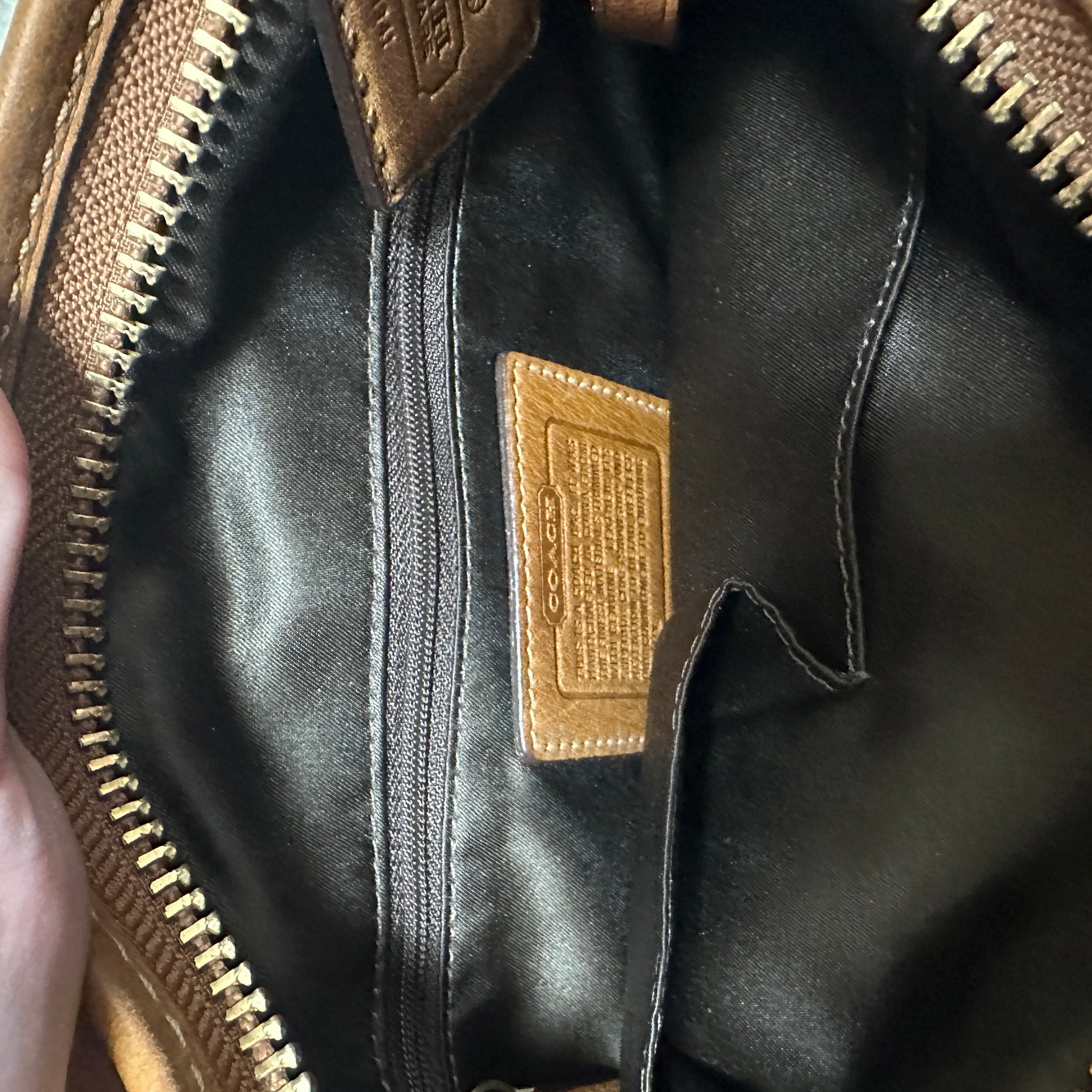 Coach Large Shoulder Bag Tan