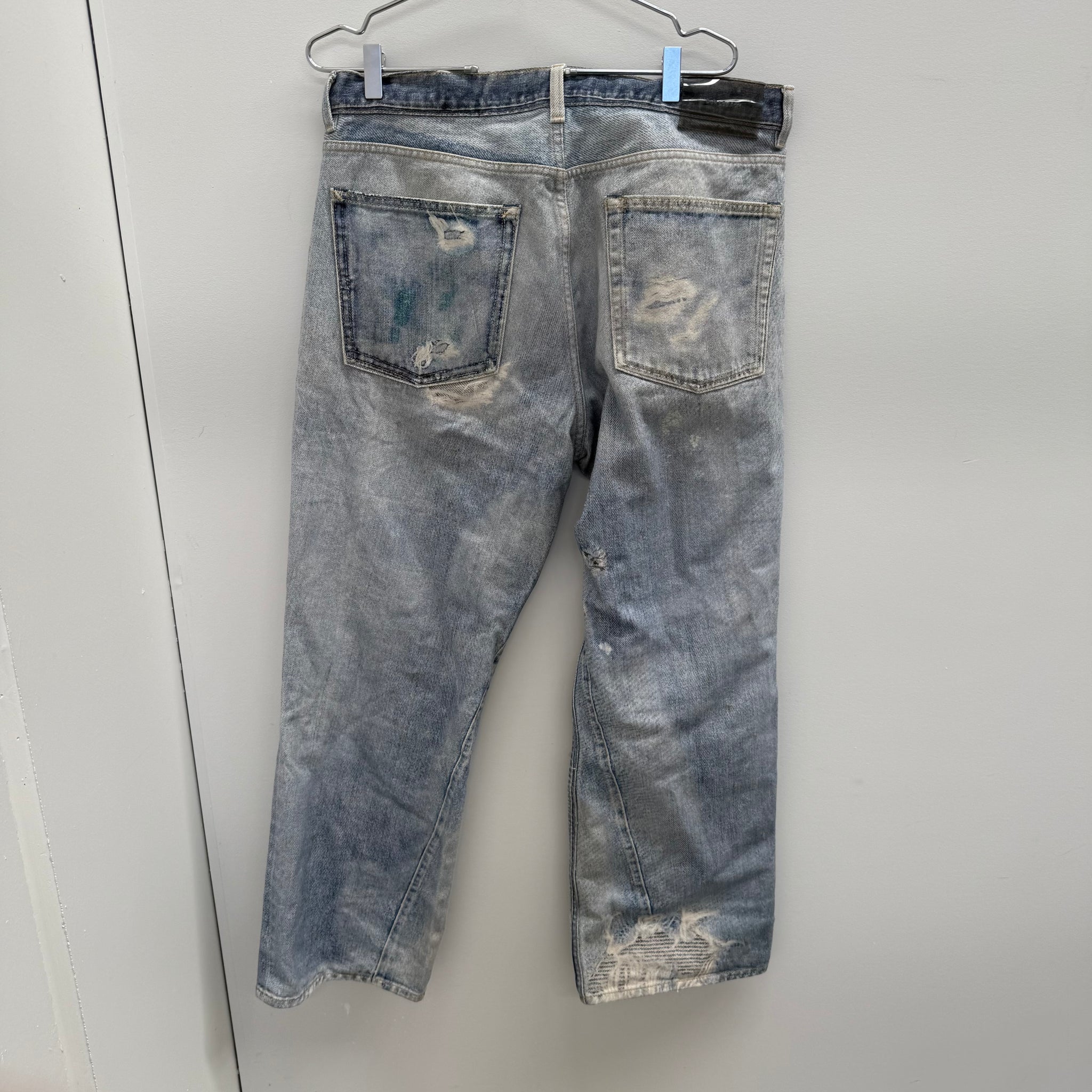 Our Legacy Digital Print Distressed Jeans (Size 34)