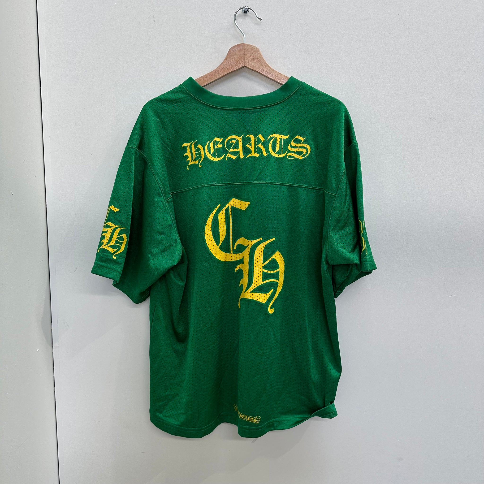 Chrome Hearts Stadium Mesh Green Tshirt Jersey (Size L)