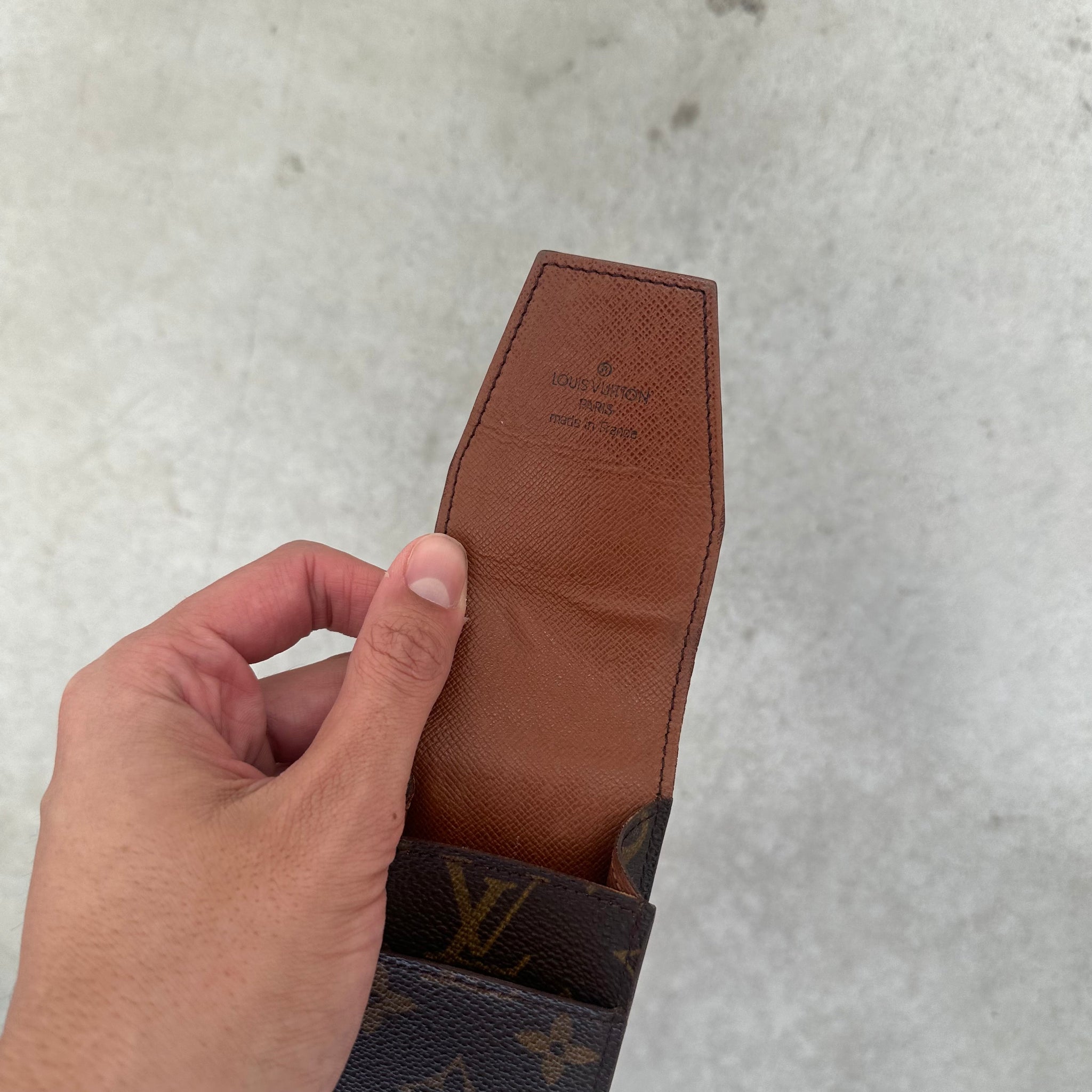 Louis Vuitton Monogram Cigarette Case Brown