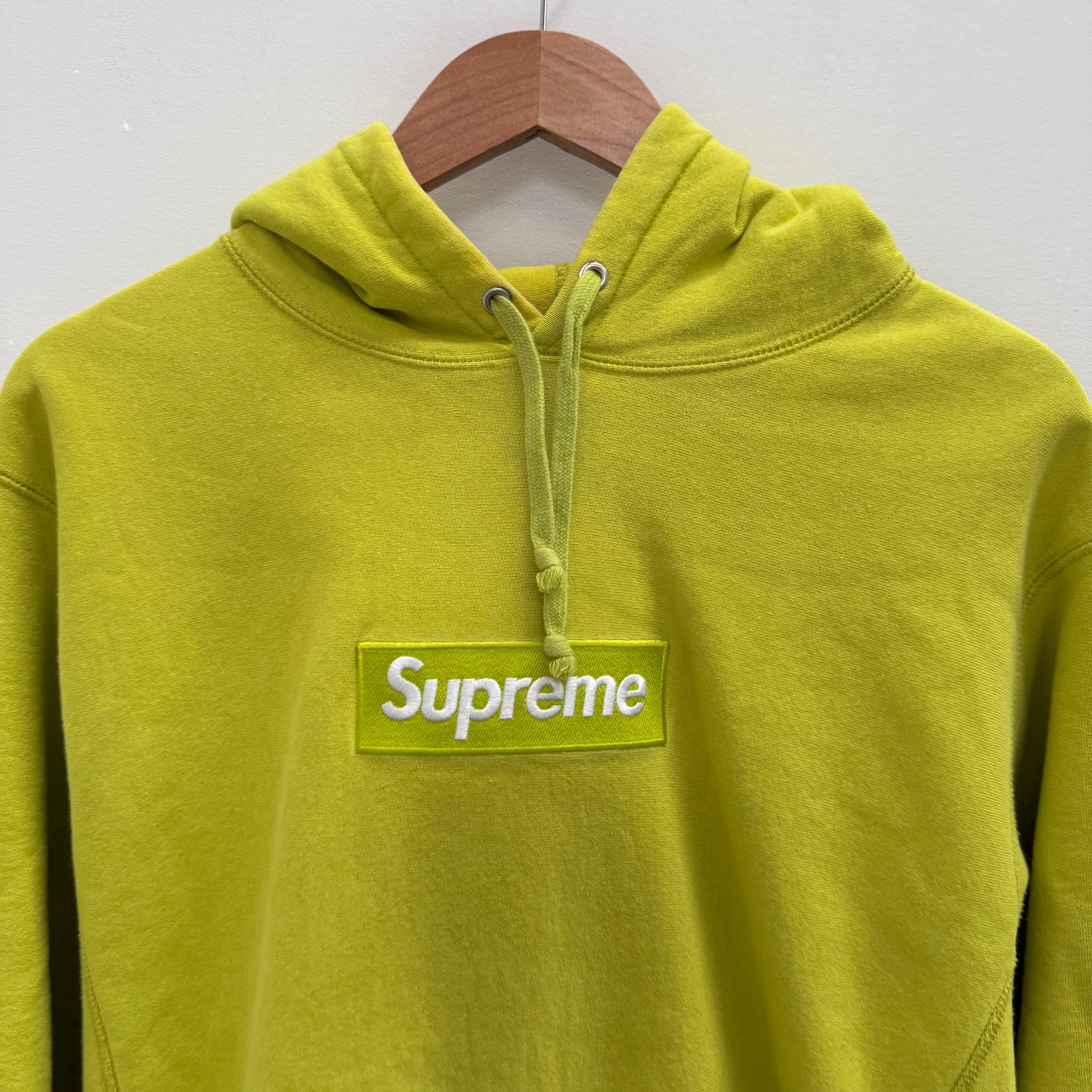 Supreme Acid Green 2012 Box Logo Hoodie (Size XL)