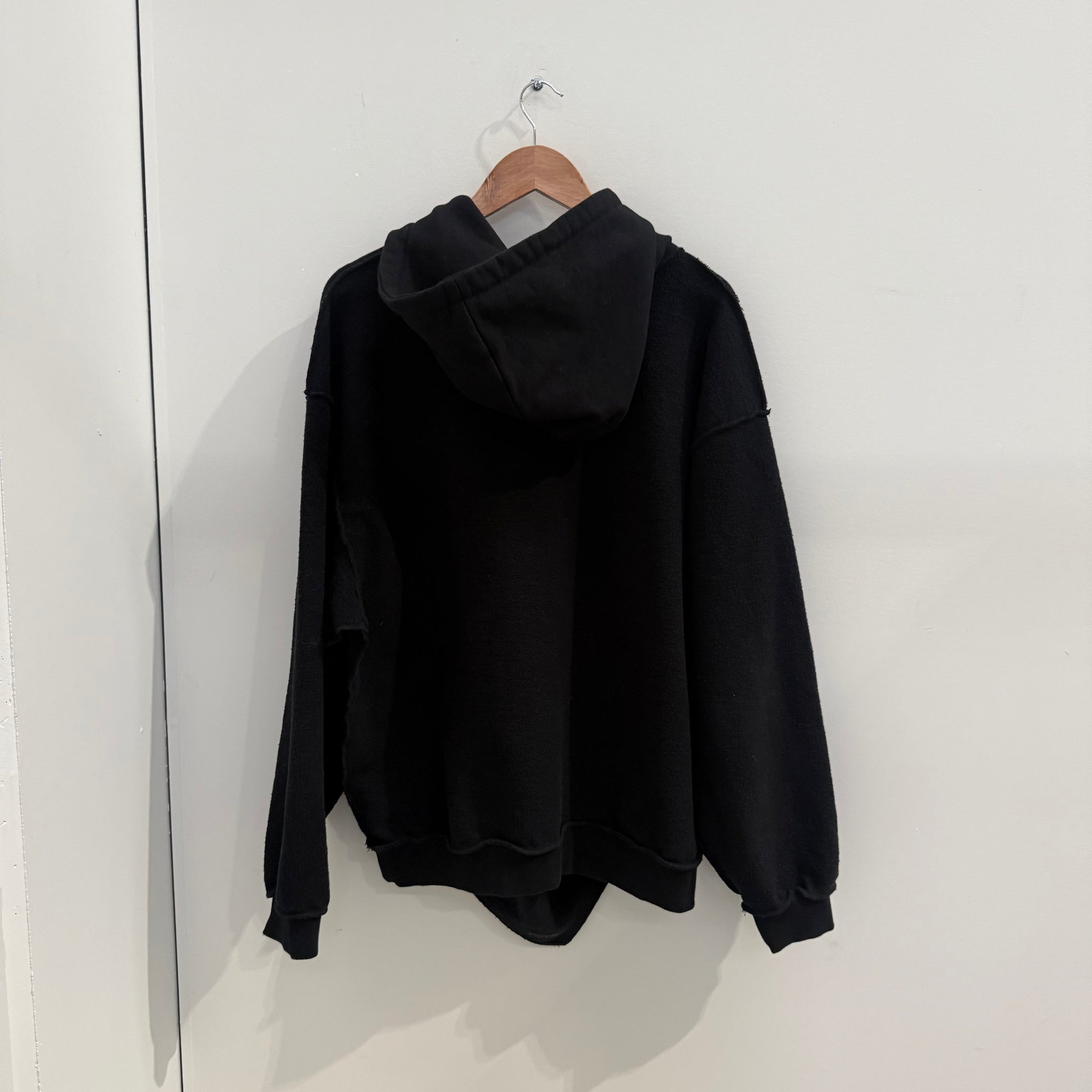 Vetements Runway Reversible FW18 Black Hoodie (Size L)