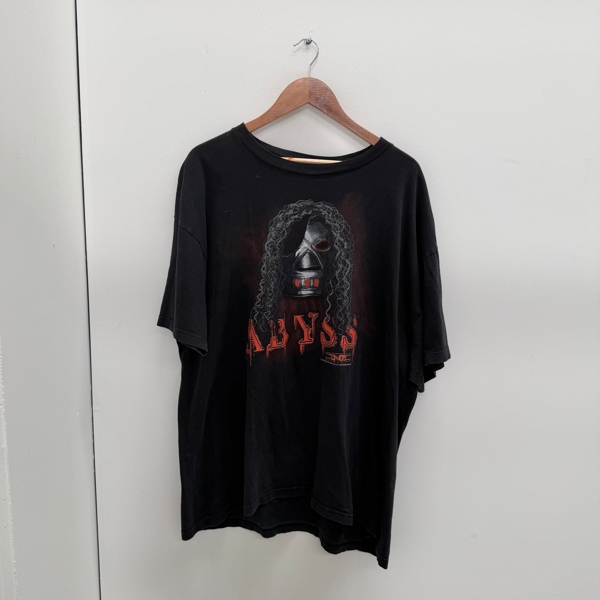 Vintage WWE Abyss Fear the Mask T Shirt (Size XXL)