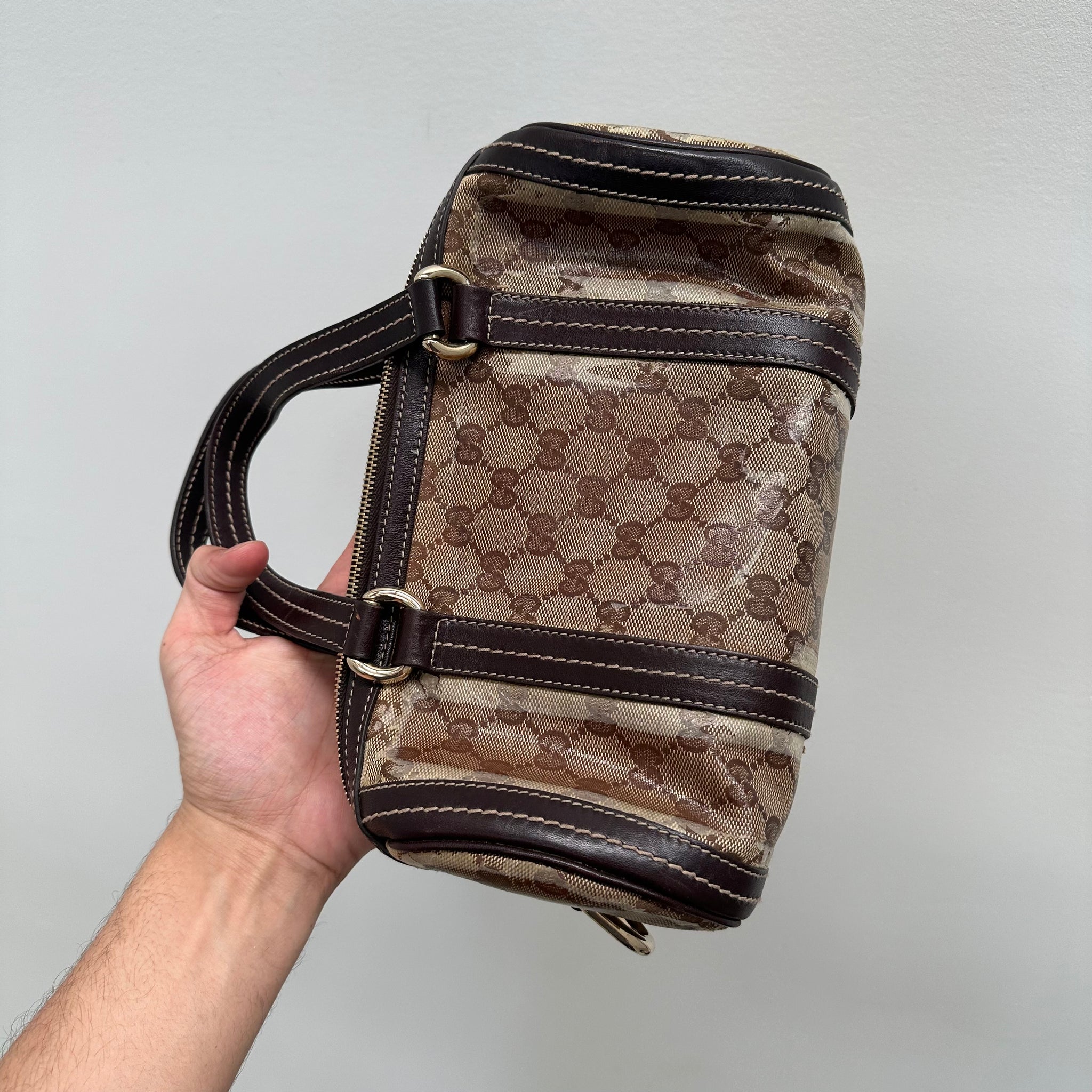 Gucci GG Crystal Beige Hand Bag