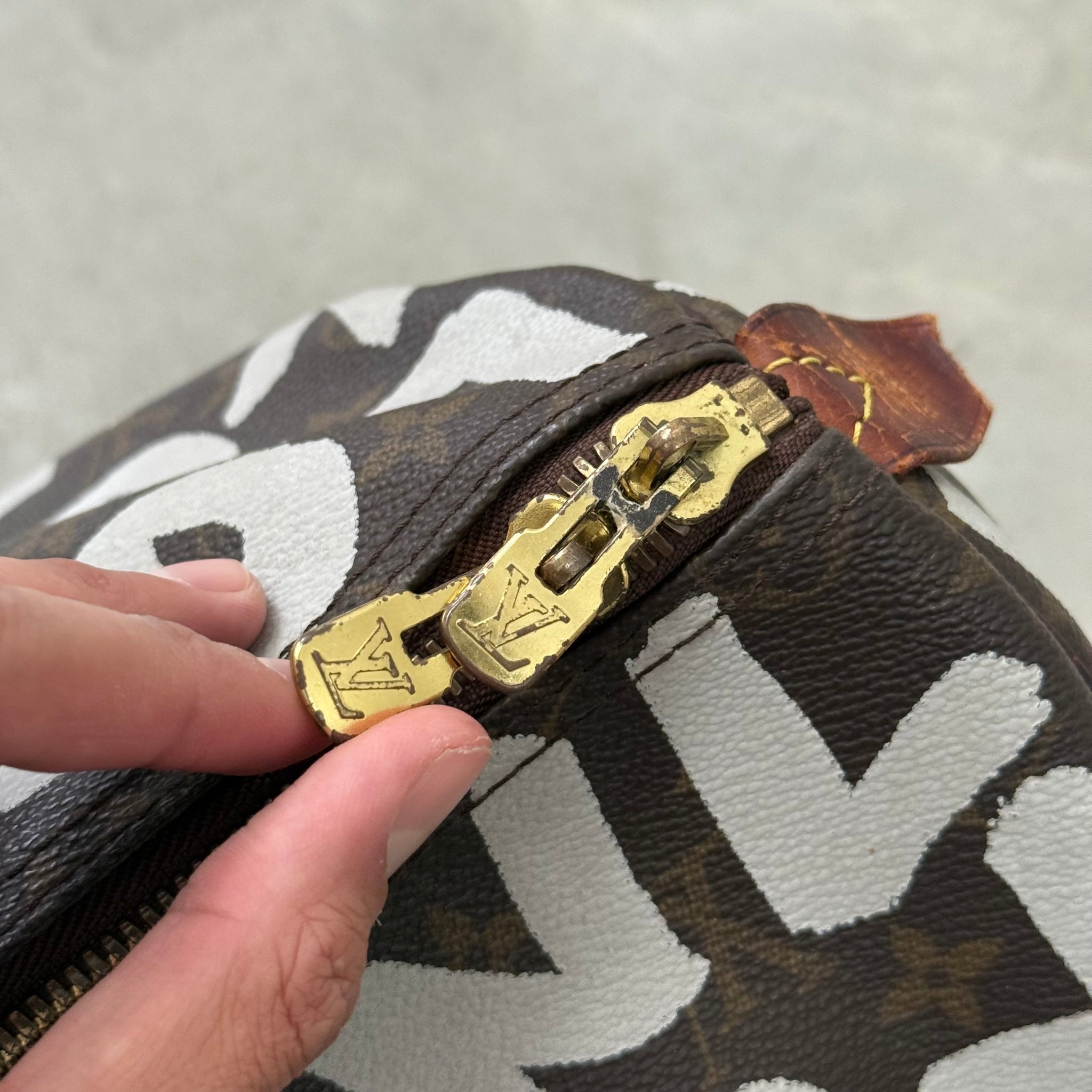 Louis Vuitton Monogram Stephen Sprouse Graffiti Keepall 50 Duffle Bag